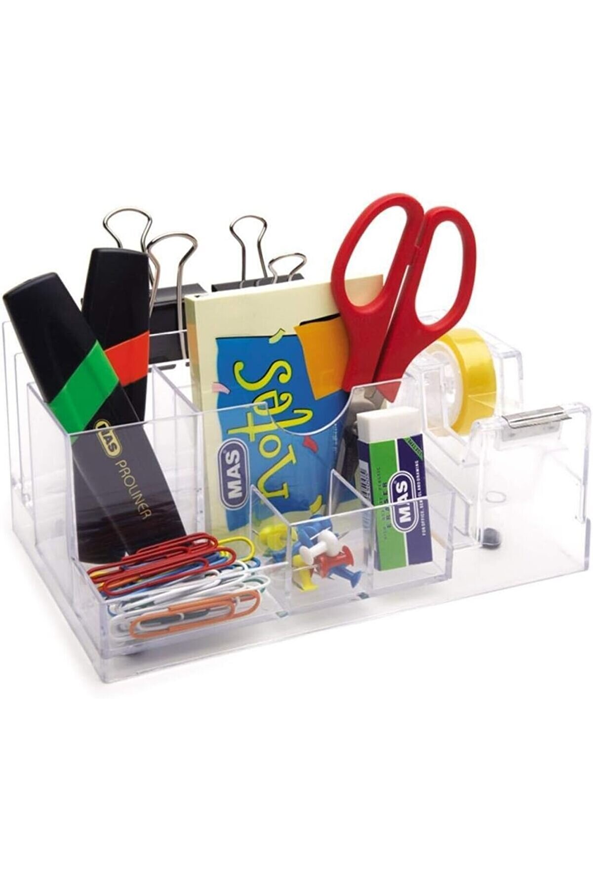 STOREMAX modashine 0815 SEF Desk Organizer ( Kesicili)(Şeff.) modascope 1014773