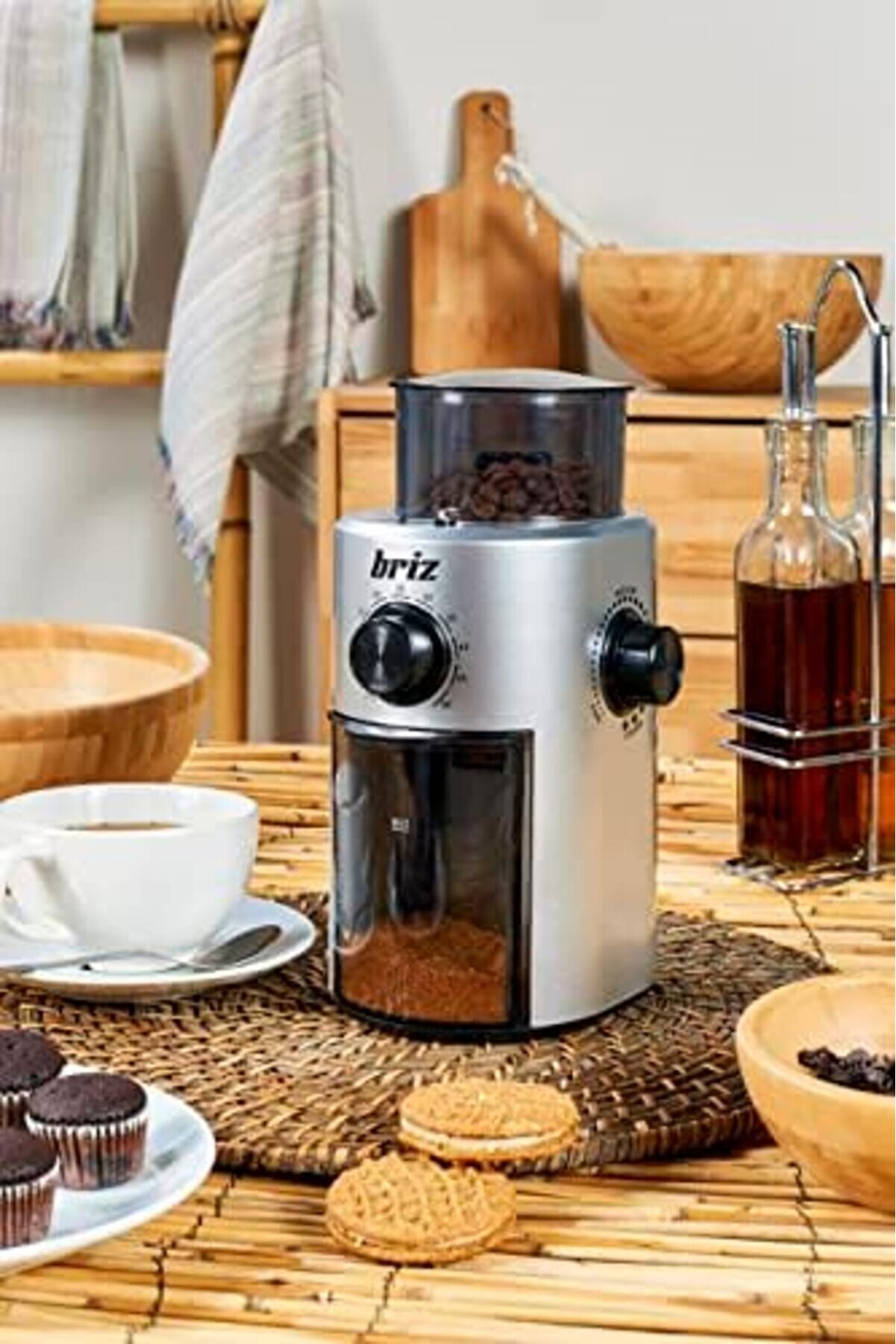 Modashi̇ne Br742 Zaman Ayarlı Kahve Deği̇rmeni̇ Kahve Öğütücü Modascope 1014773