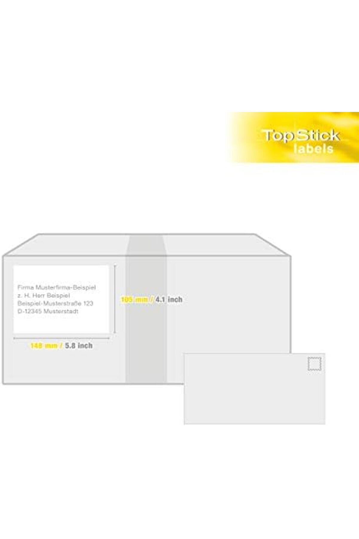 Modashi̇ne 8717 Evrensel Eti̇ketler, 100 Yaprak, 105 X 148 Mm, A4 Adet Sayfa Başına, 400 Adet, Kendi̇nd