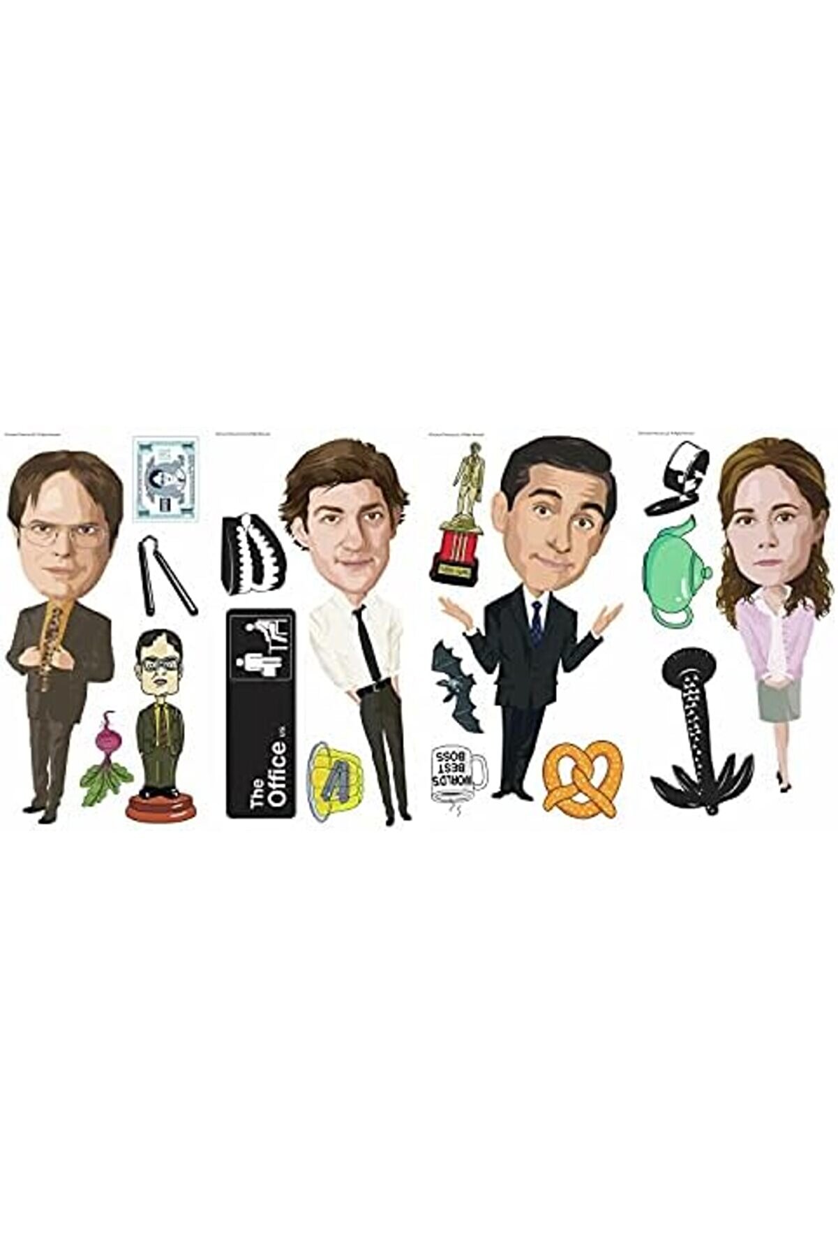 Modashi̇ne Rmk4826Scs Ofi̇s Soyma Ve Yapıştırma Çıkartmaları, Si̇yah, Beyaz, Modascope 1014773