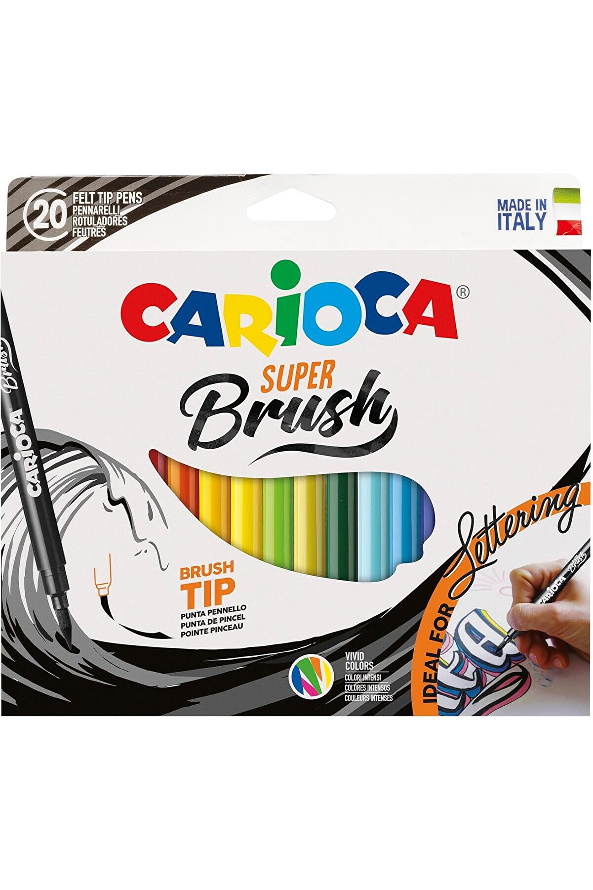 STOREMAX modashine Super Brush Keçeli 20'Li modascope 1014773