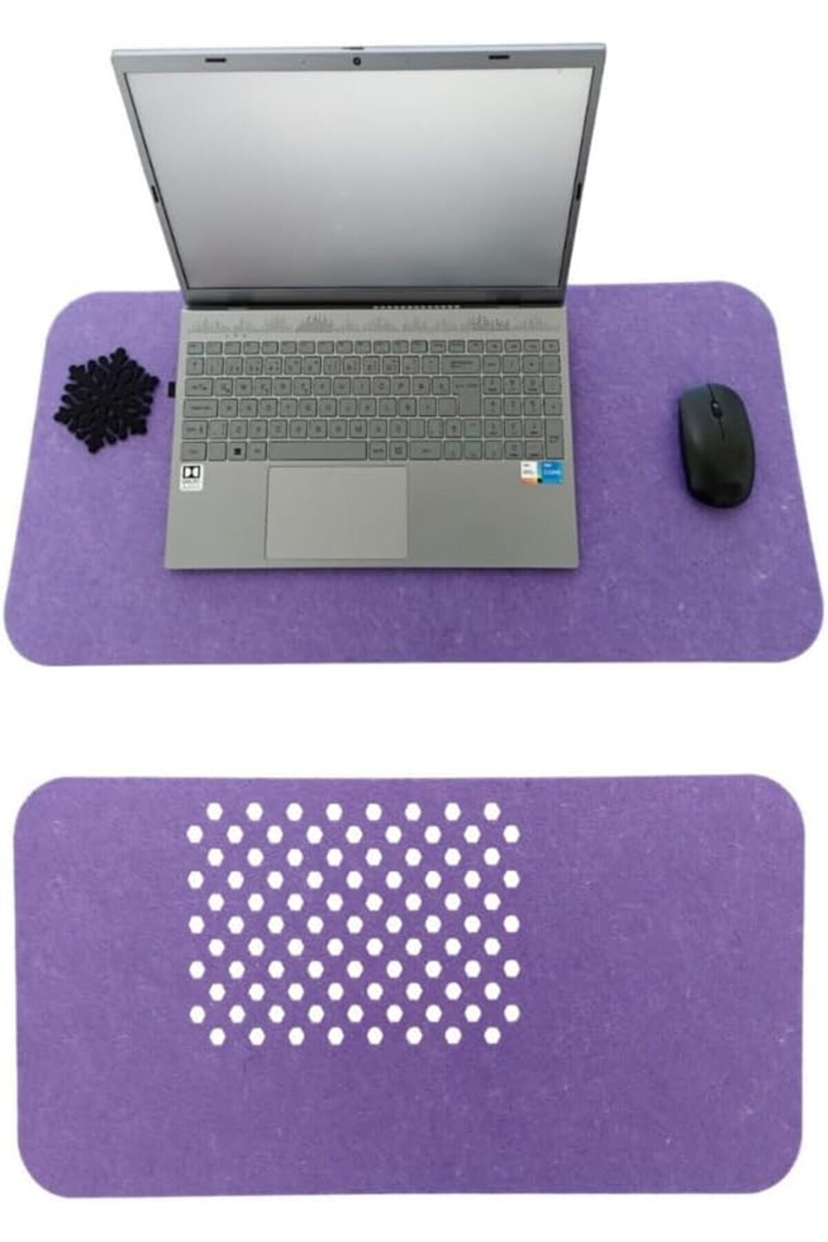 STOREMAX modashine Keçe Masa Üstü Mouse Pad ve Bilgisayar Düzenleyici 70x32 cm – Mat, Keçe Mat