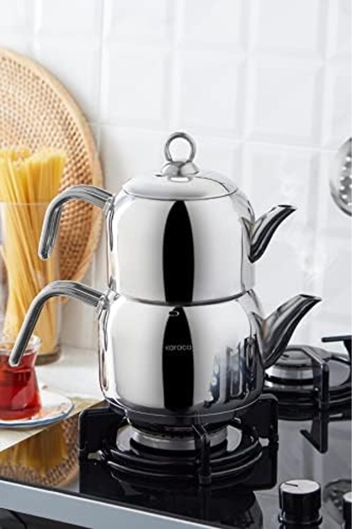 Modashi̇ne Mi̇di̇ Metal Çaydanlık Takımı Modascope 1014773