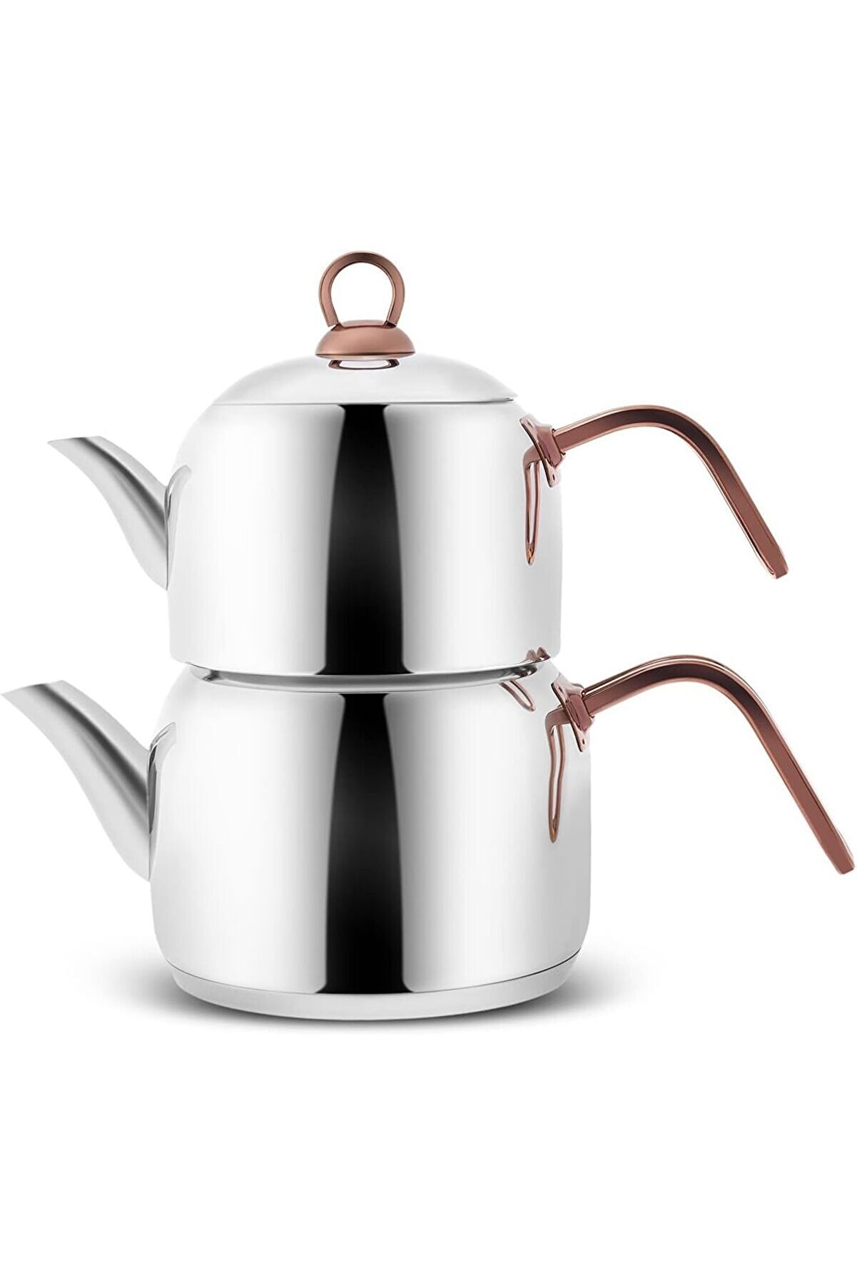 STOREMAX modashine Ortaboy Çaydanlık Takımı Rosegold modascope 1014773