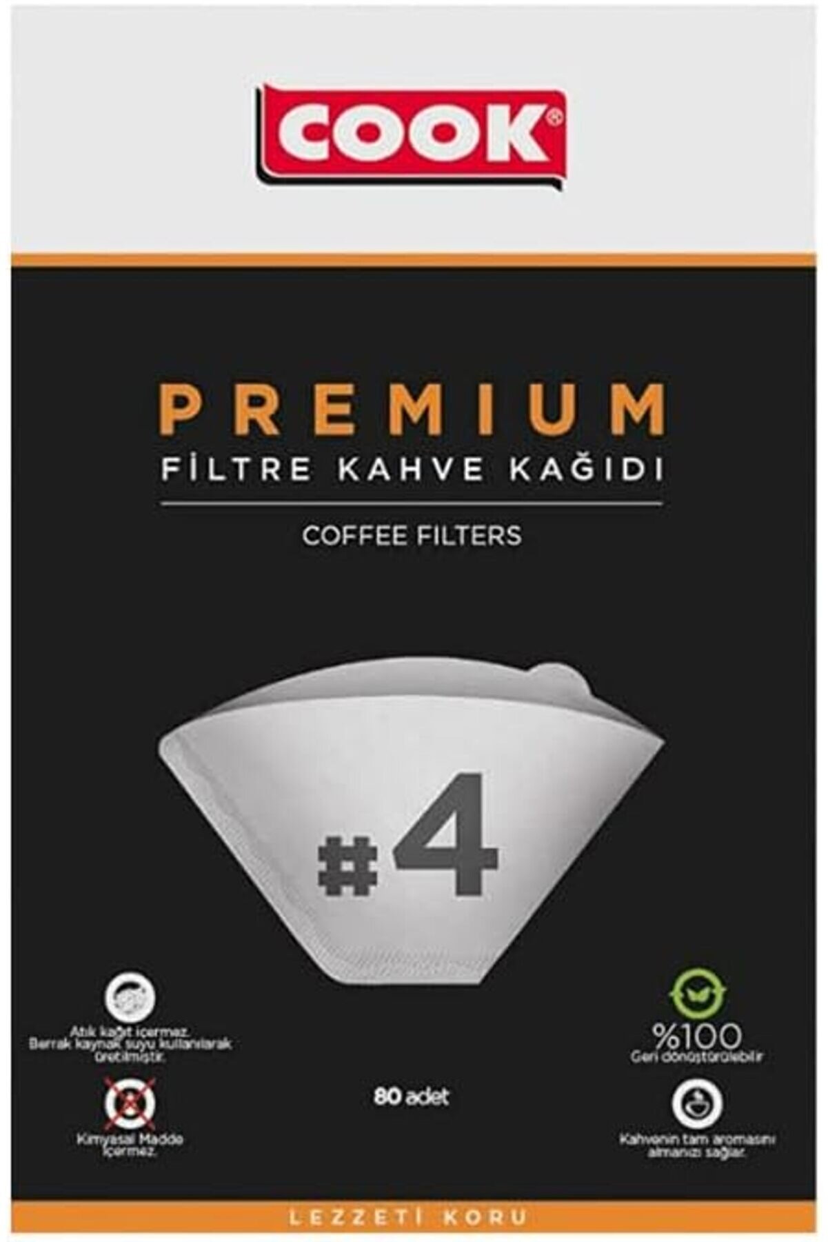 STOREMAX modashine Premium Filtre Kahve Kağıdı - Ebat 4, 80 adet modascope 1014773