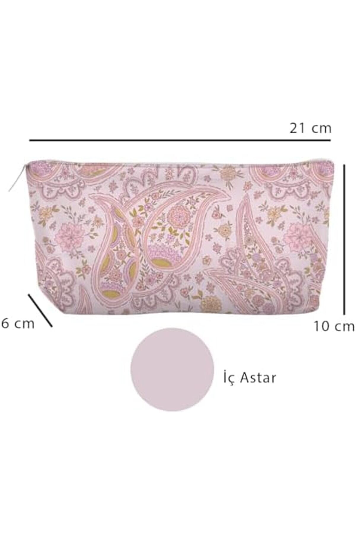 Bez Kalemli̇k, Kalem Kutusu, Cüzdan, Körüklü, İç Astarlı, 21X10X6Cm (Pudra Pateh) 1175713