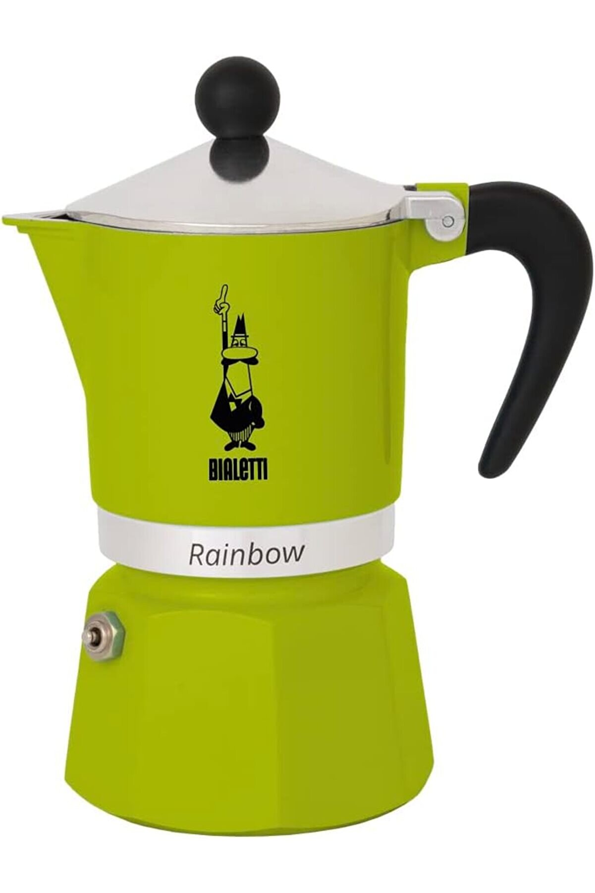 STOREMAX modashine -: 6 Cups Ocak Üstü Espresso Pişirici - 250ml - Yeşil Renk - Gövde - Patentli Valfi - Tüm