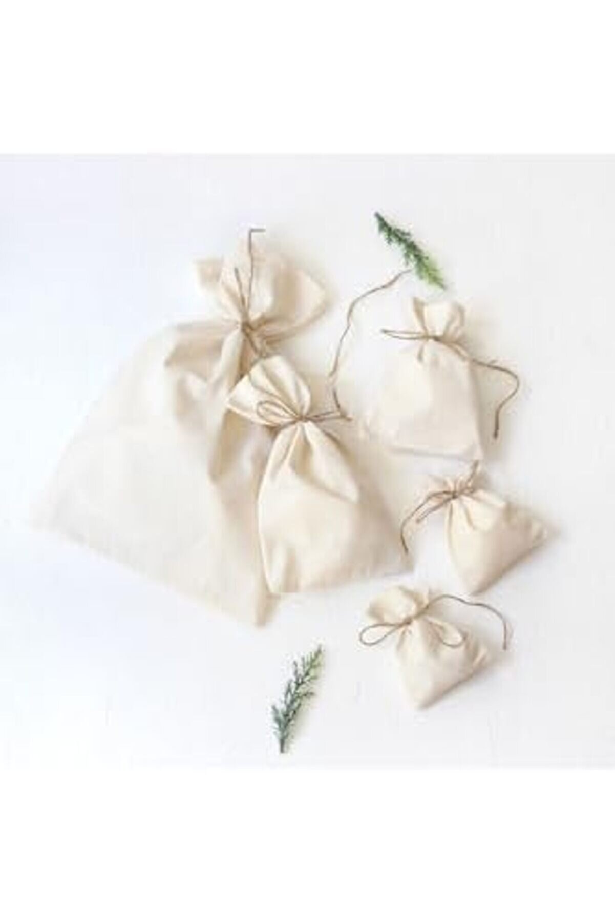 Modashi̇ne Düz Krem Ham Bez Kese, 10X15 Cm 10 Adet Modascope 1014773