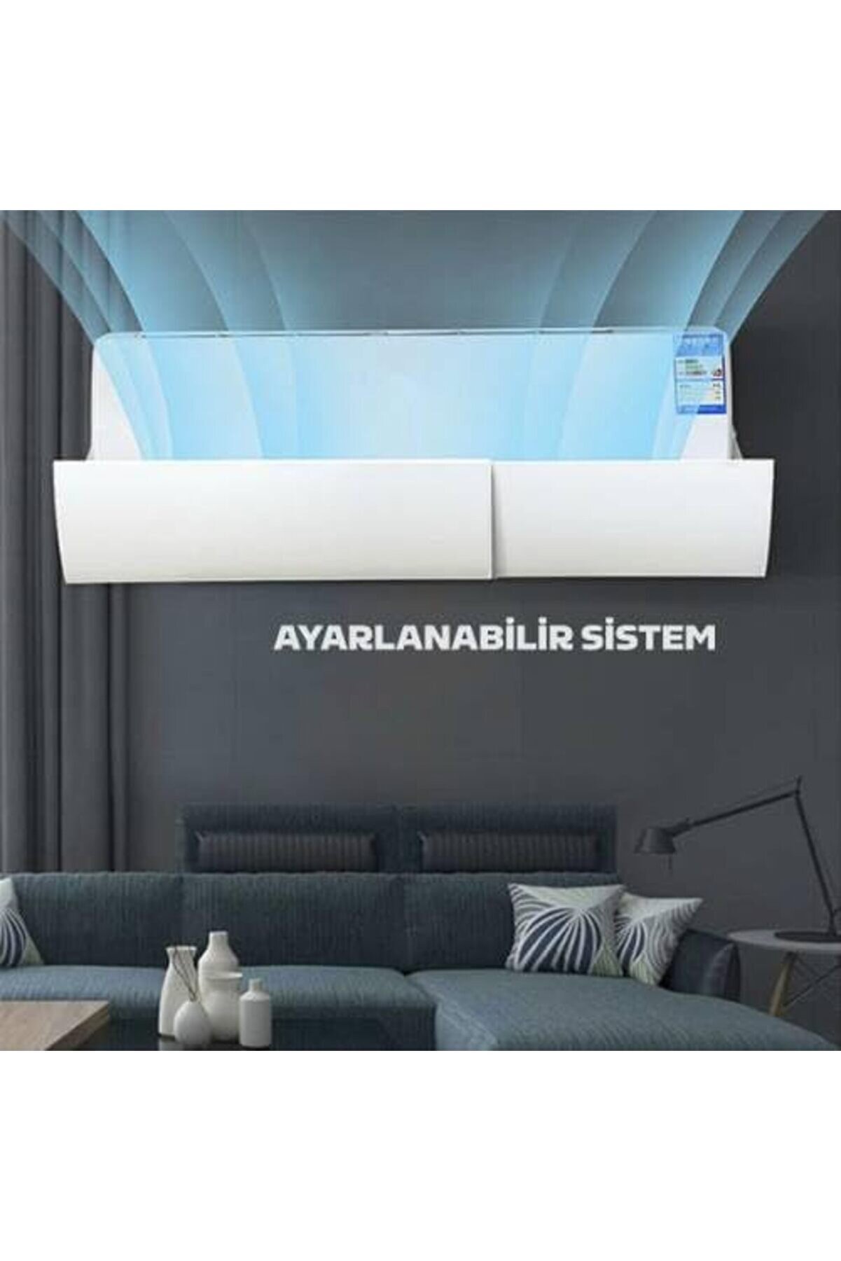 Modashi̇ne Yapışkanlı Ayarlanabi̇li̇r Kli̇ma Hava Yönlendi̇ri̇ci̇ Aparat Kli̇ma Aparatı Si̇perli̇k Yön Aparatı