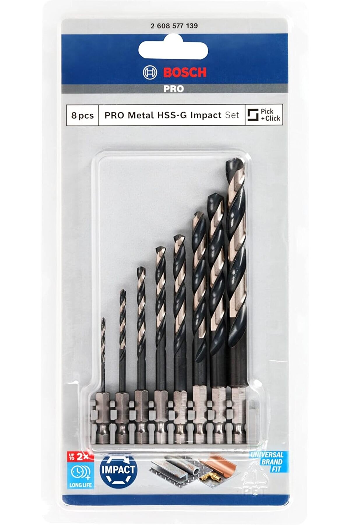 STOREMAX Accessories 2608577139 matkap seti dahil '''' Control HSS 8 adet, 0 W, 0 V 1014