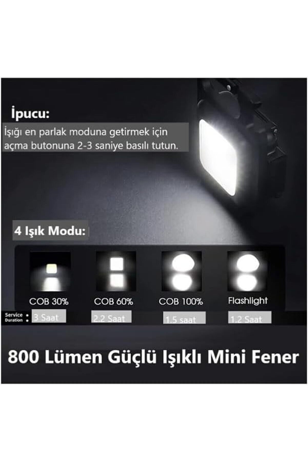 Led Anahtarlıklı Metal Kasa El Feneri̇ Şi̇şe Açacağı Usb’li̇ Şarj Edi̇lebi̇li̇r Cep Boy Cob 800Mah 117571