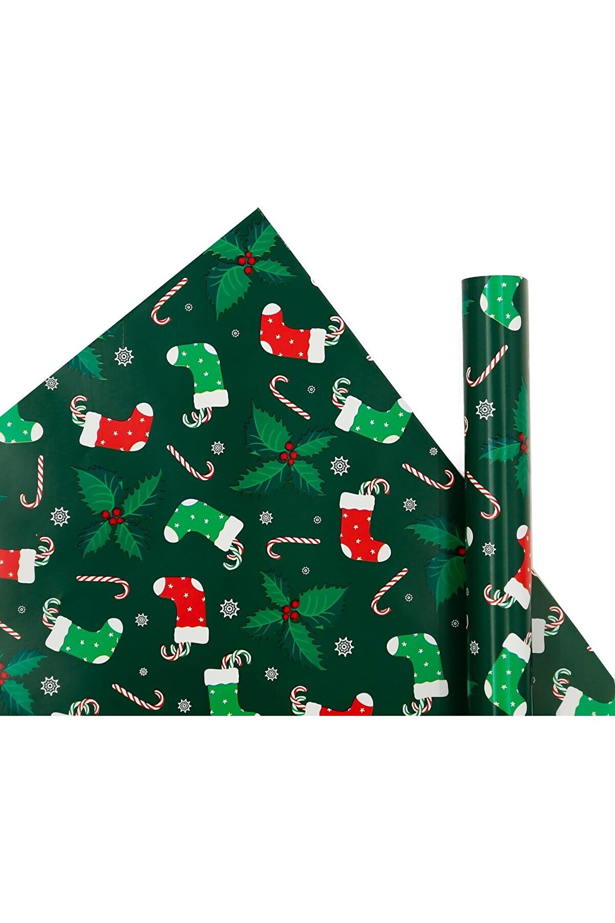 STOREMAX modashine Yılbaşı Temalı Hediye Paketleme Kağıdı 2'li Set - M18 modascope 1014773