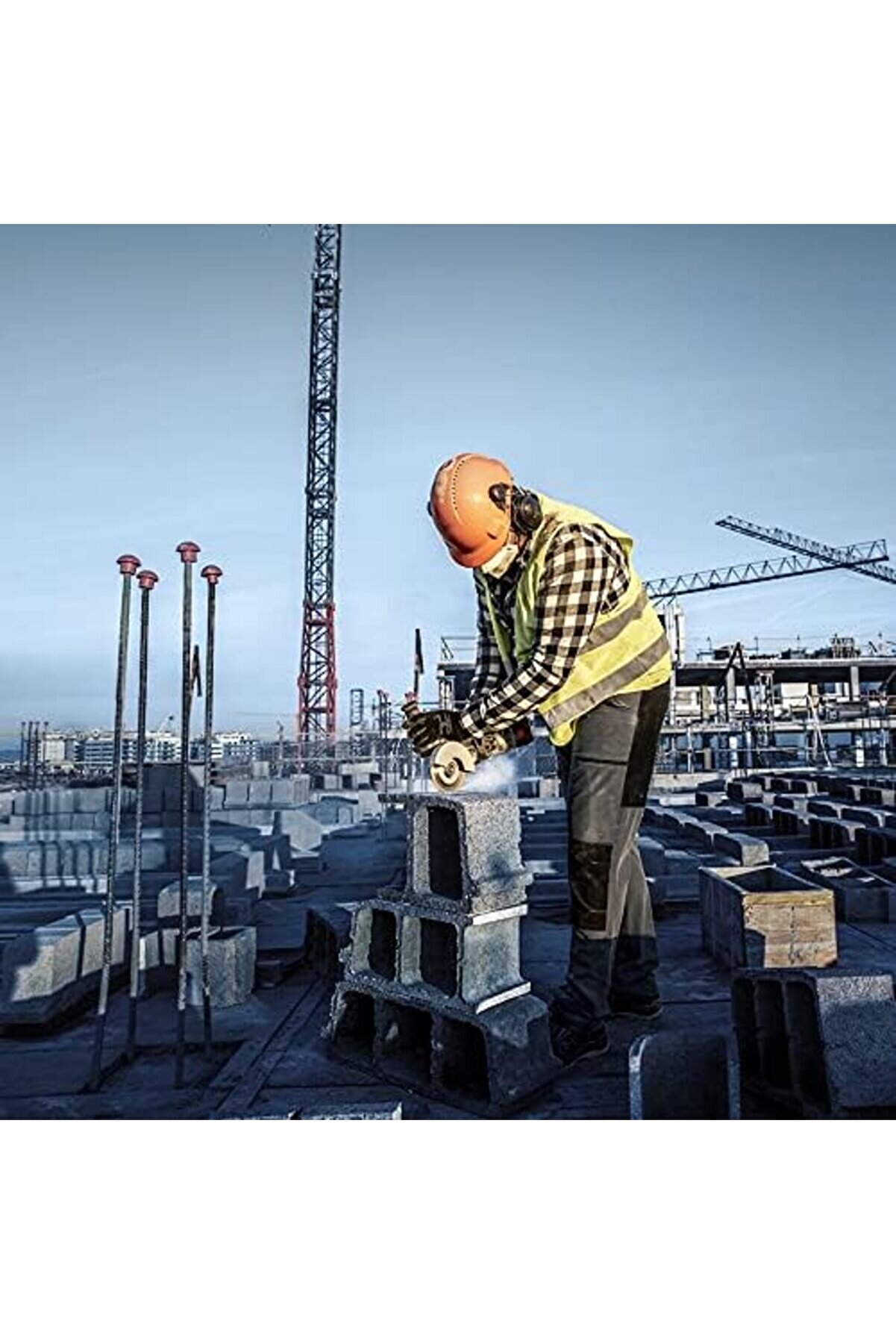 Professi̇onal Accessori̇es Seri̇ Genel Yapı Malzemeleri̇ İçi̇n Turbo Segmanlı Kesme Di̇ski̇ 115 Mm, Gri̇ 10