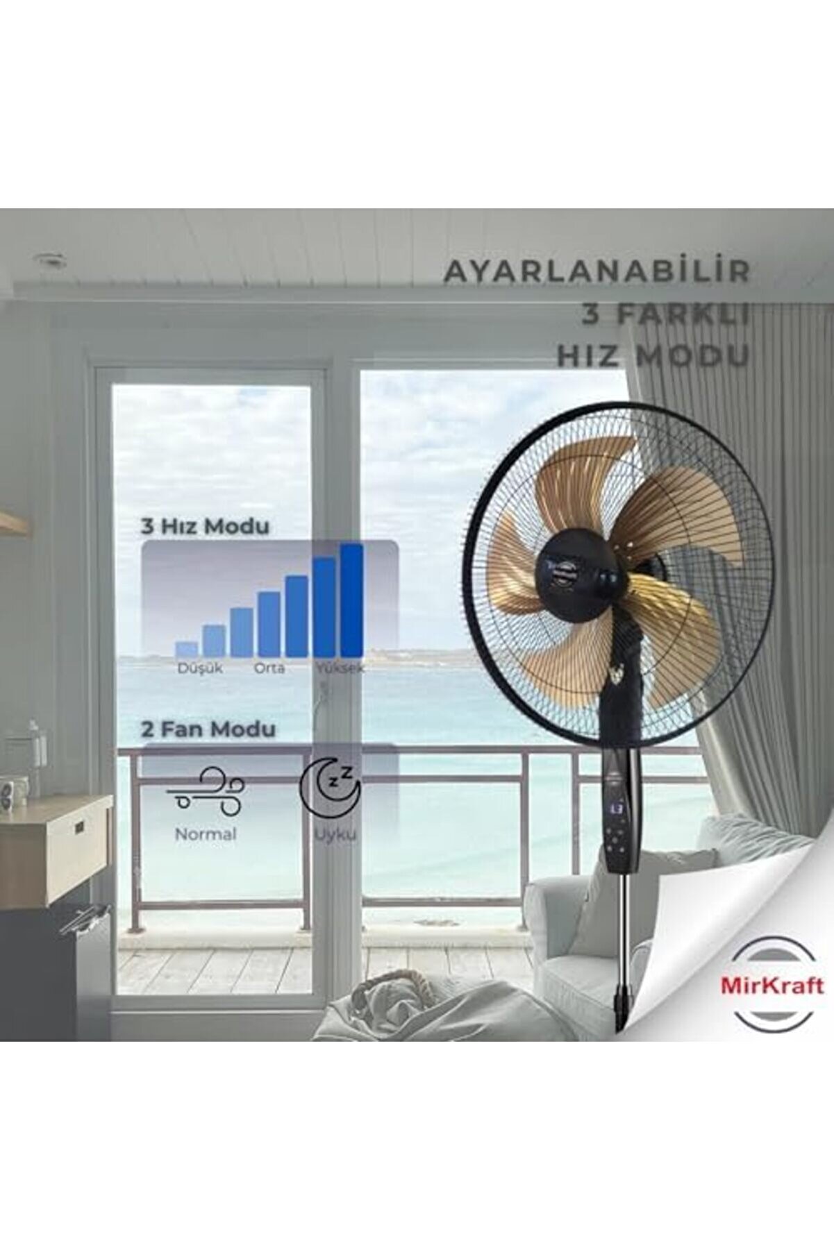 Modashi̇ne Fs-5018 Fan 18   (Uzaktan Kumandalı) Modascope 1014773