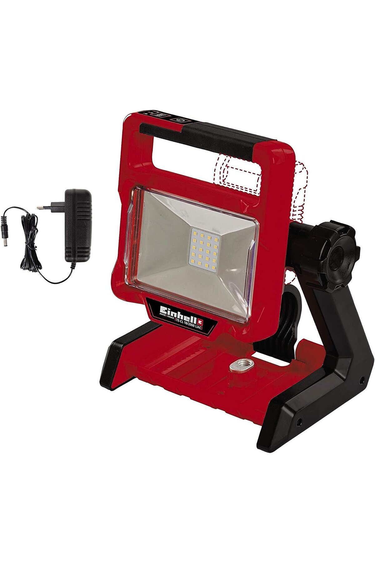 STOREMAX modashine Akülü Projektör TE-CL 18/2000 LiAC - Solo Power X- (18 V, Lityum-İyon, döner ışık başlığı,