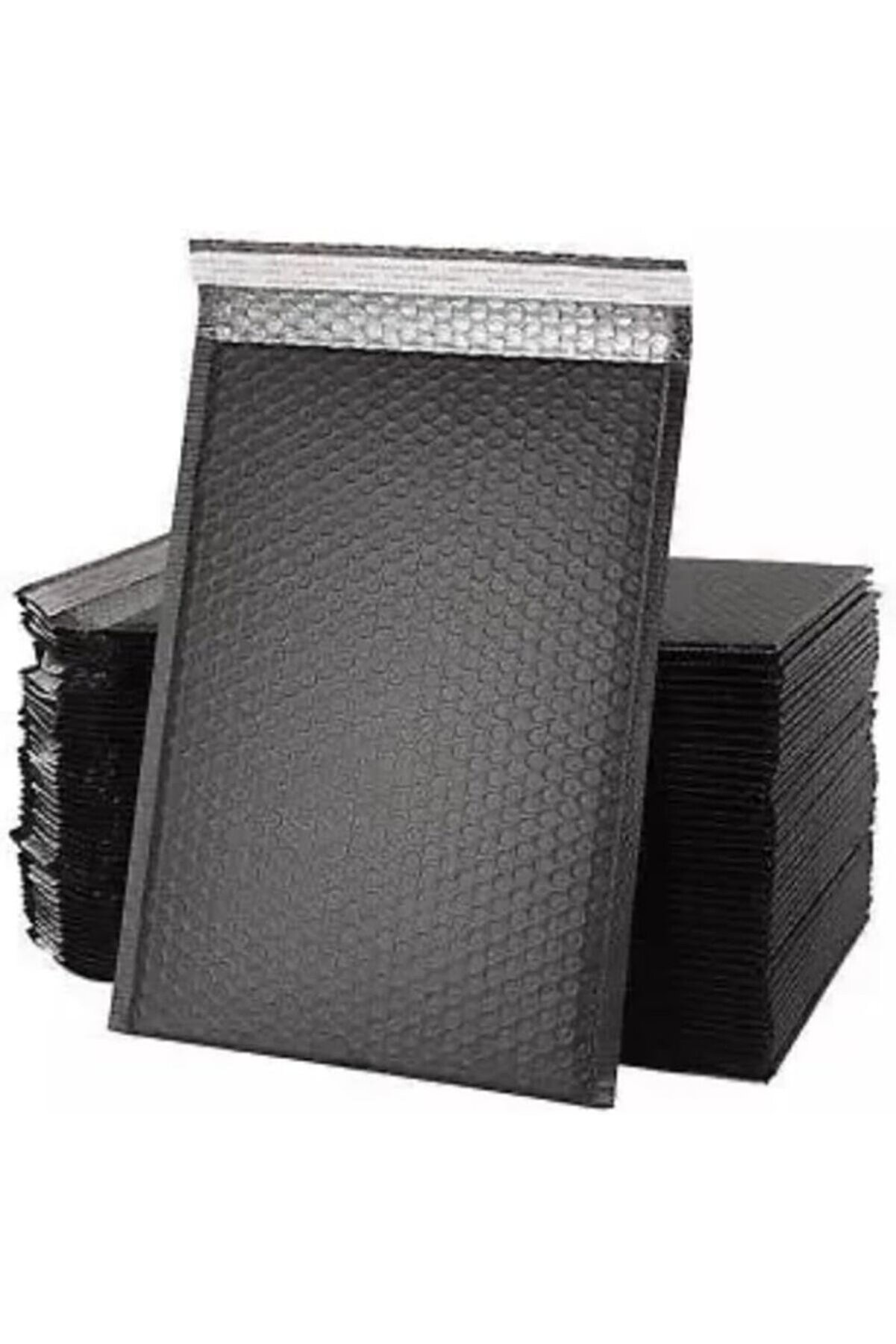 STOREMAX modashine Balonlu Kargo Poşeti, Siyah E Ticaret Poşeti 5 Adet, 25X35+5 modascope 1014773