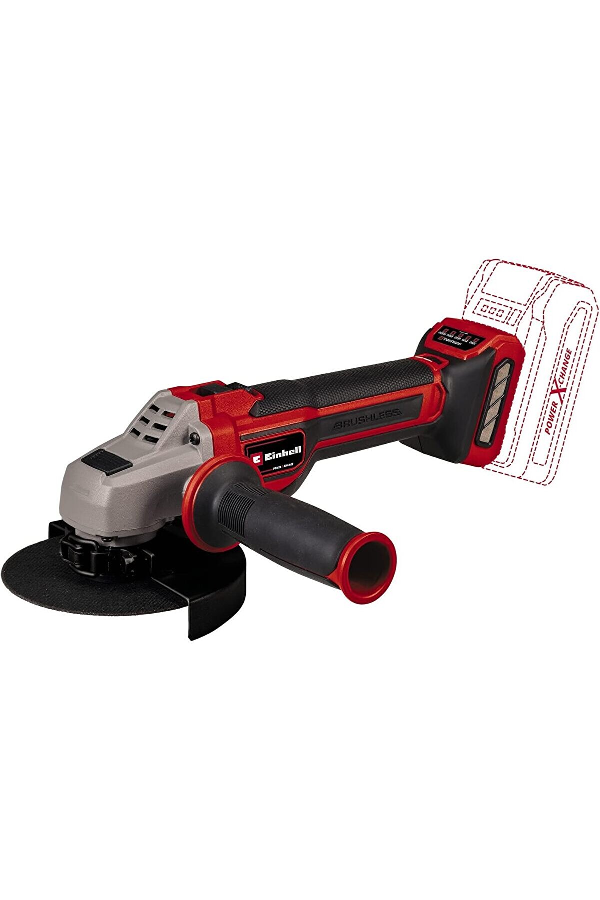 STOREMAX Professional akülü avuç taşlama TP-AG 18/125 CE Q Li Power X- (18 V, 900 W, 125 mm çap, 33 mm kesme