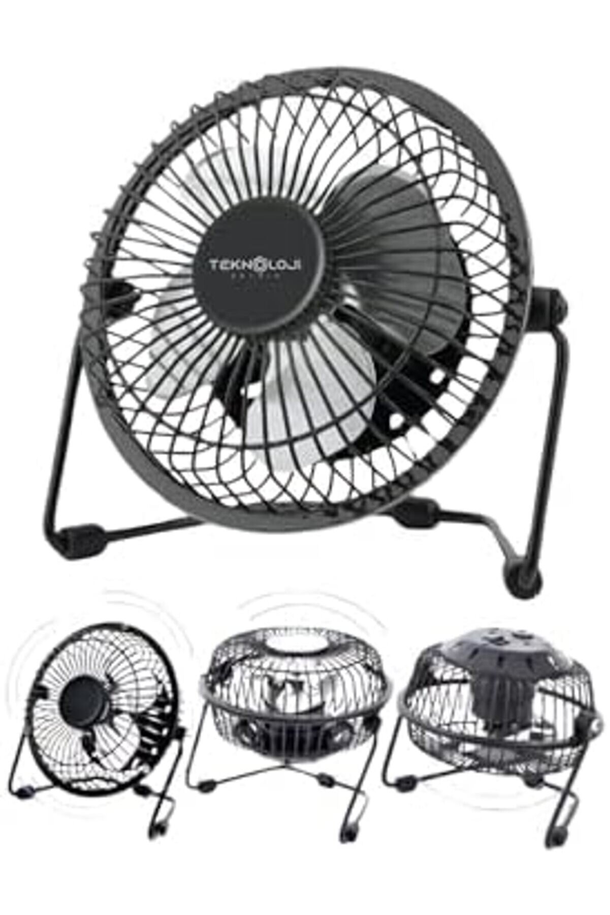 Modashi̇ne Fan Metal Usb Ile Çalışan Soğutucu Si̇yah Modascope 1014773