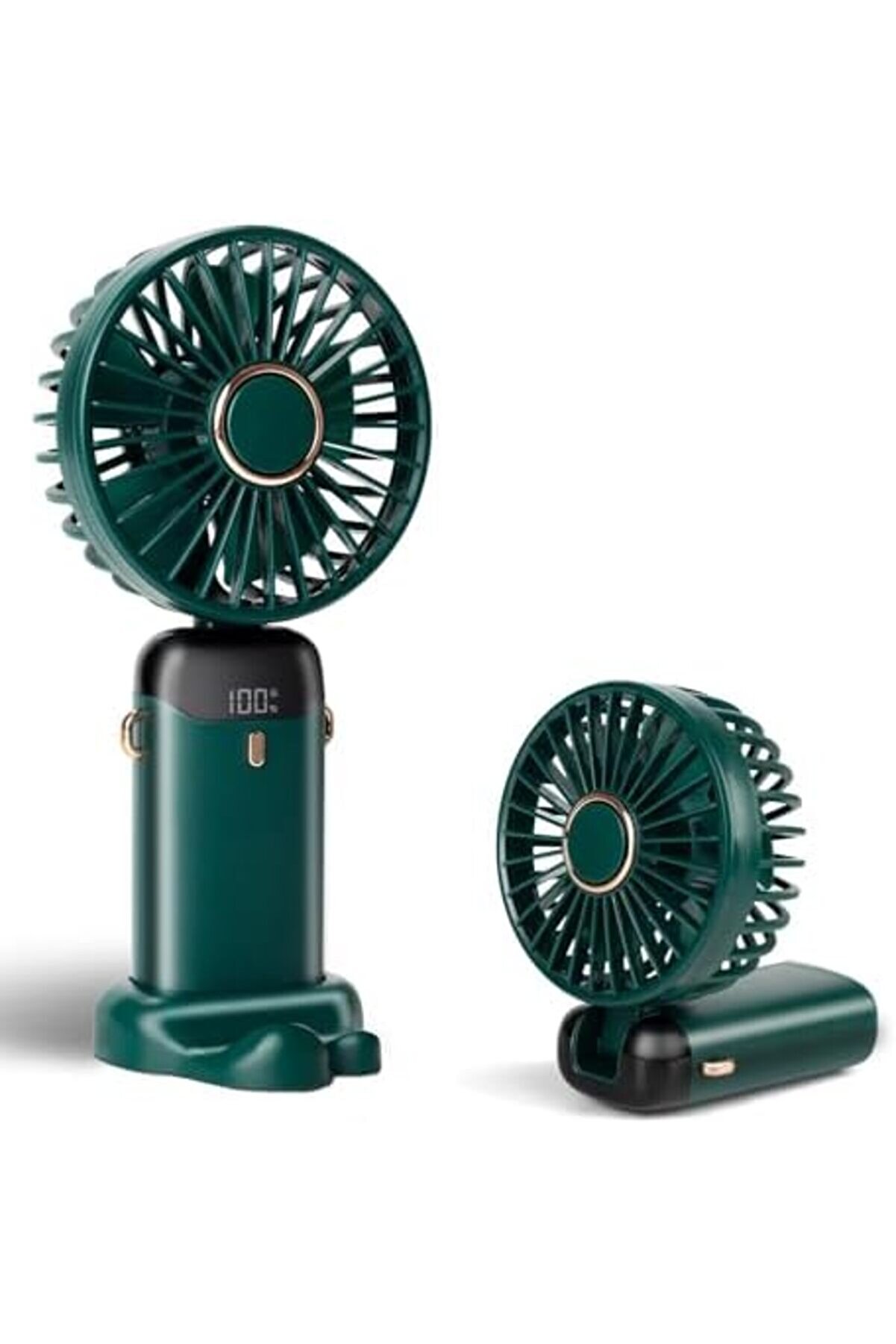 Modashi̇ne Elle Tutulabi̇li̇r Göstergeli̇ Fan – 5 Hız Ayarı, Şarj Edi̇lebi̇li̇r, Kompakt Ve Hafi̇f Tasarım,