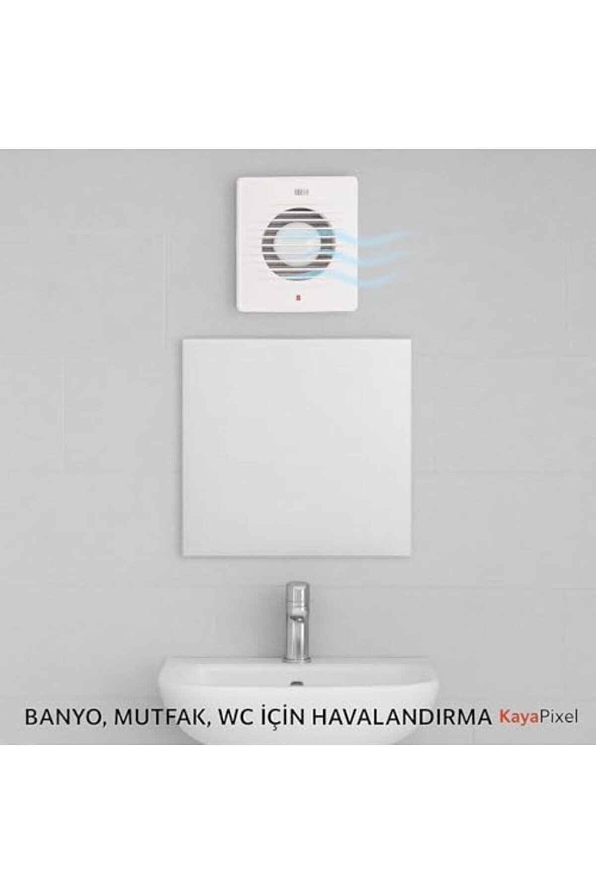 10 Cm (100&rsquo;L&uuml;k) Aspi̇rat&ouml;r Fan &ndash; 100 M&sup3;/H Debi̇ |, Mutfak Ve Wc İ&ccedil;i̇n Havalandırma | Sessi̇z, Enerji̇ Tas