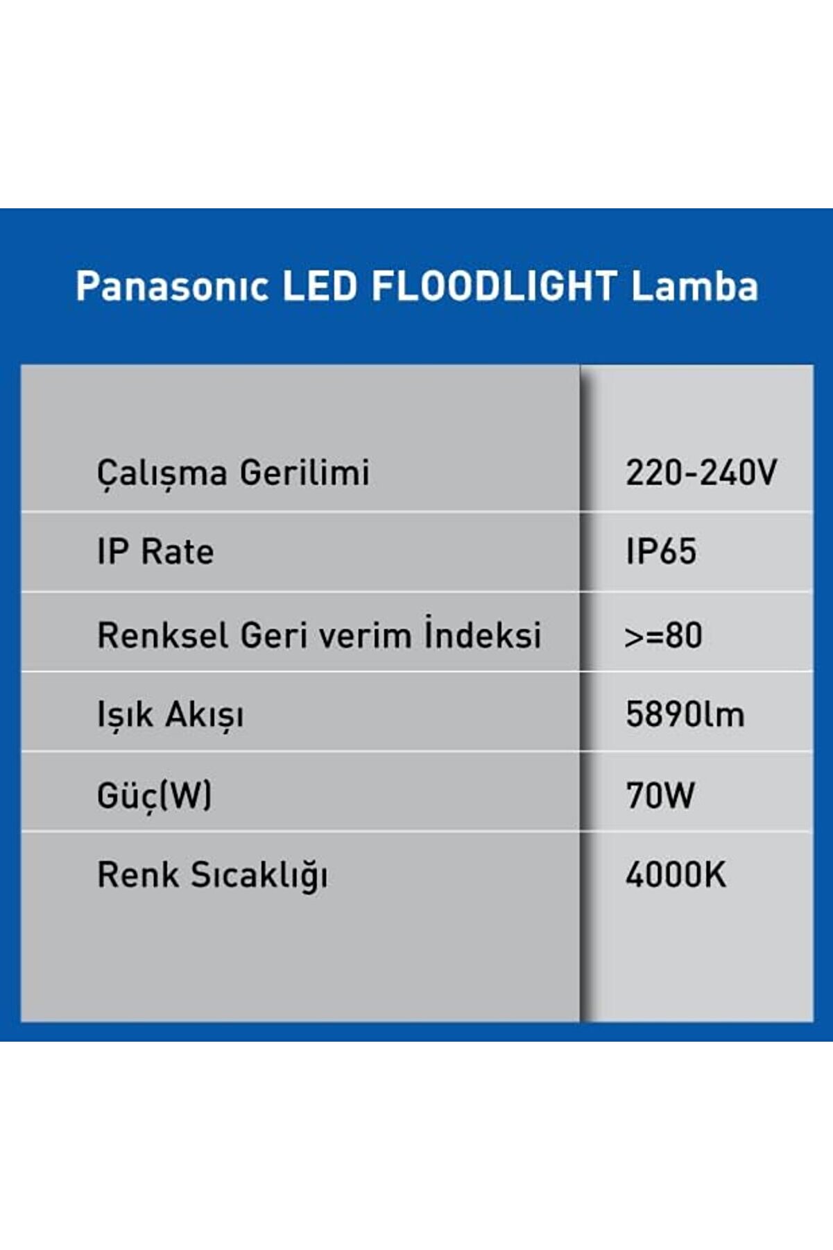 Modashi̇ne Led Projektör, Gün Işığı 70W 5890Lm 4000K Modascope 1014773