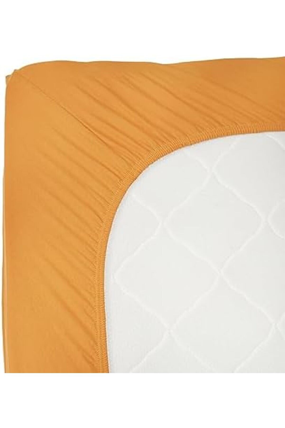 Penye Fi̇tted Çarşaf Çi̇ft Ki̇şi̇li̇k Orange 160X200+30 1014773