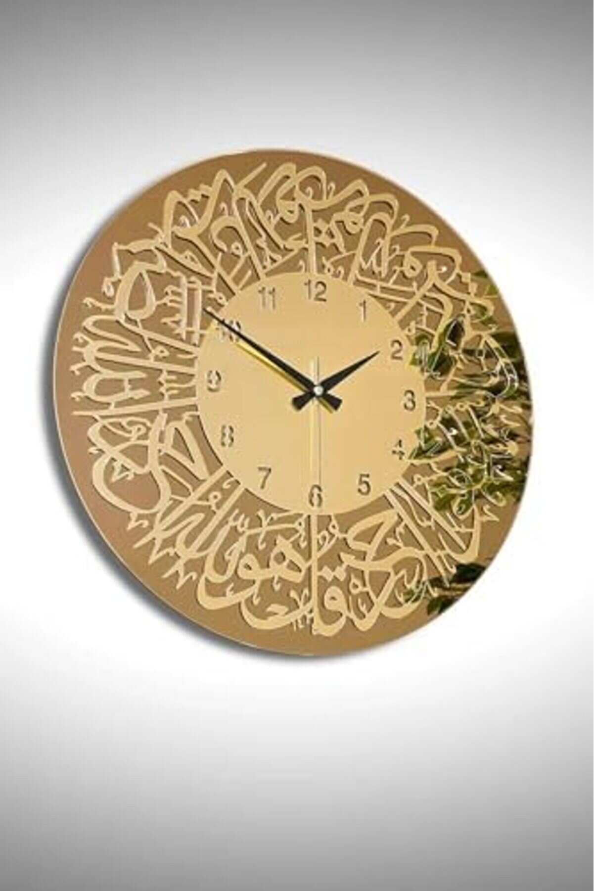 46 Cm Gerçek Ayna Pleksi̇ Rakam Dekorati̇f Duvar Saati̇ 1014773