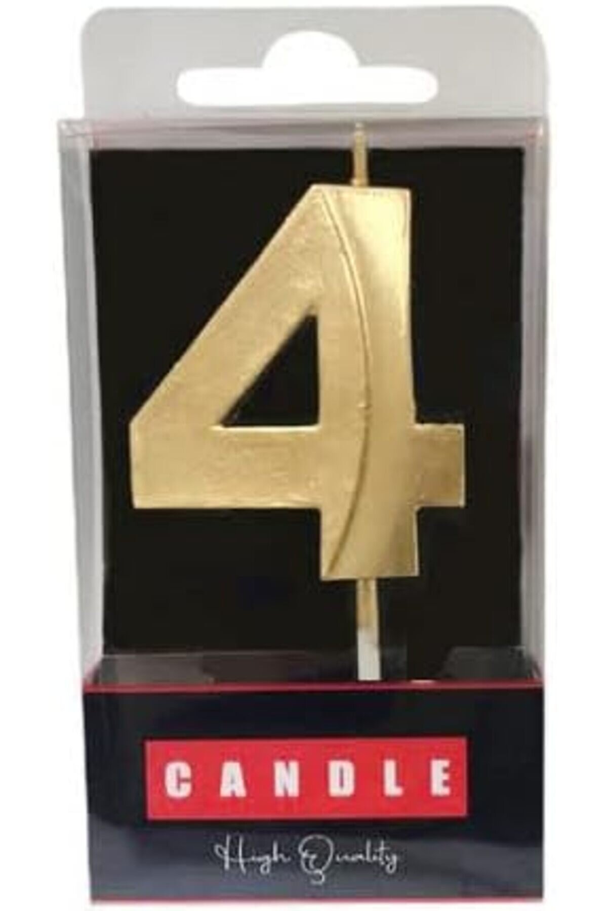 STOREMAX Marifetlerim - Desenli 4 Yaş Pasta Mumu 1014773