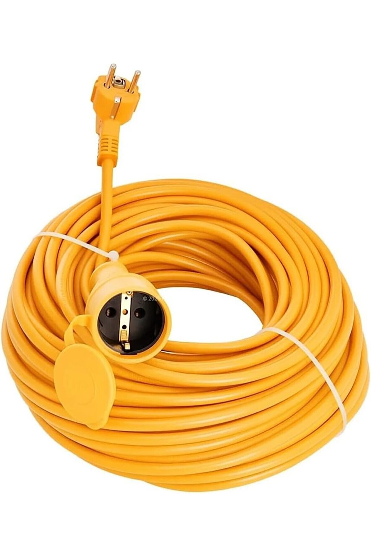 STOREMAX Seyyar Uzatma Kablosu, Erkek ve Dişi Fiş Kaplinli, Kapaklı Prizli, 3x2.5 mm, Kalın Kablo, Bahçe, Şan