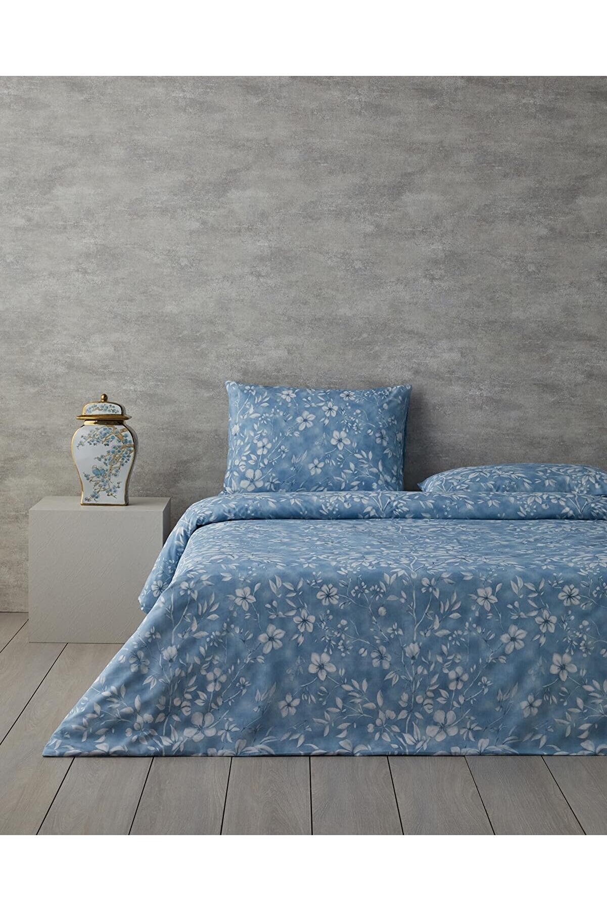 STOREMAX Ivy Tek Kişilik Nevresim Takımı Mavi 1014773