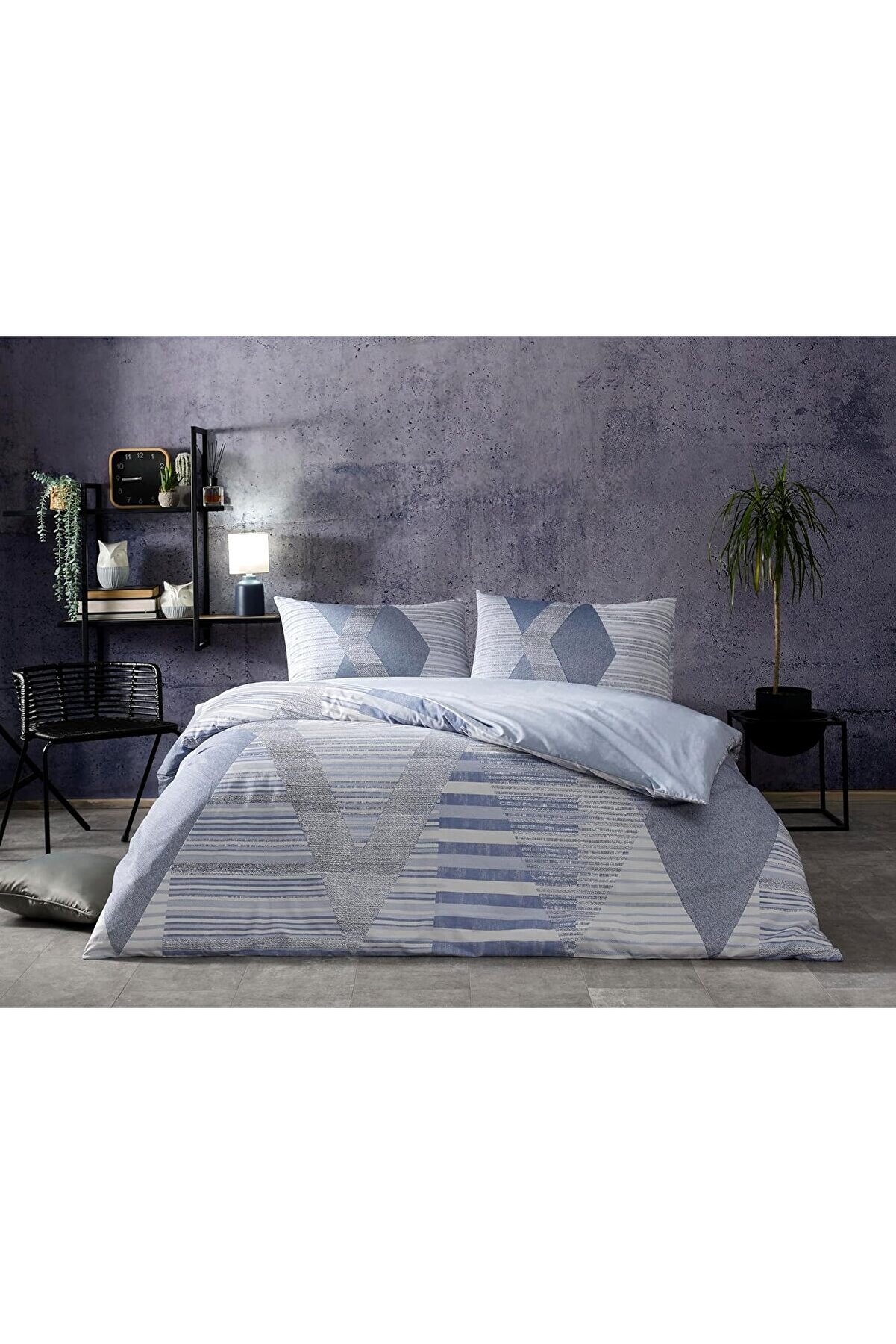 STOREMAX Ranforce Tek Kişilik Nevresim Takımı Mavi 1014773