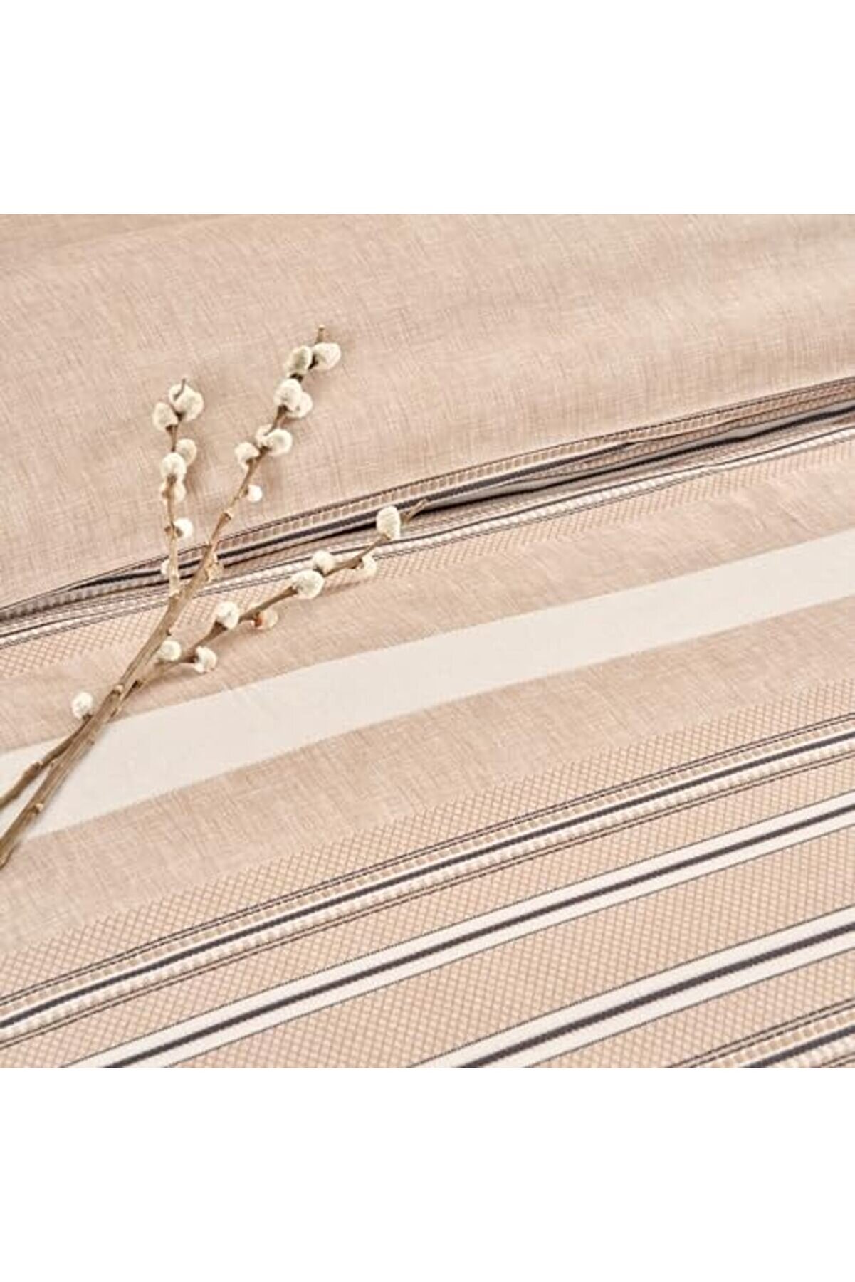 Perle Çi̇zgi̇li̇%100 Pamuk Nevresi̇m Takımı,, Çi̇ft Ki̇şi̇li̇k 1014773