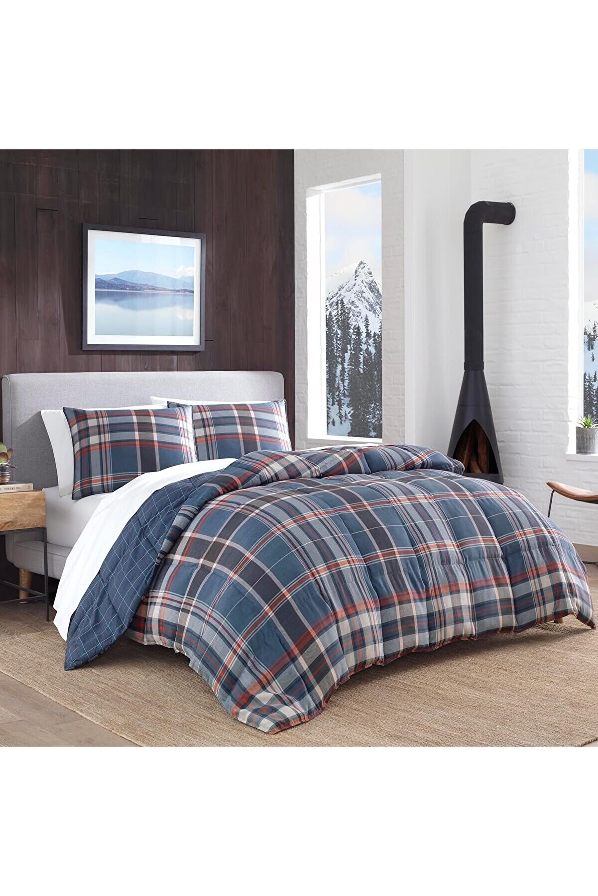 STOREMAX Bauer Shasta Lake Yorgan Seti, Krali&ccedil;e, Lacivert 1014773