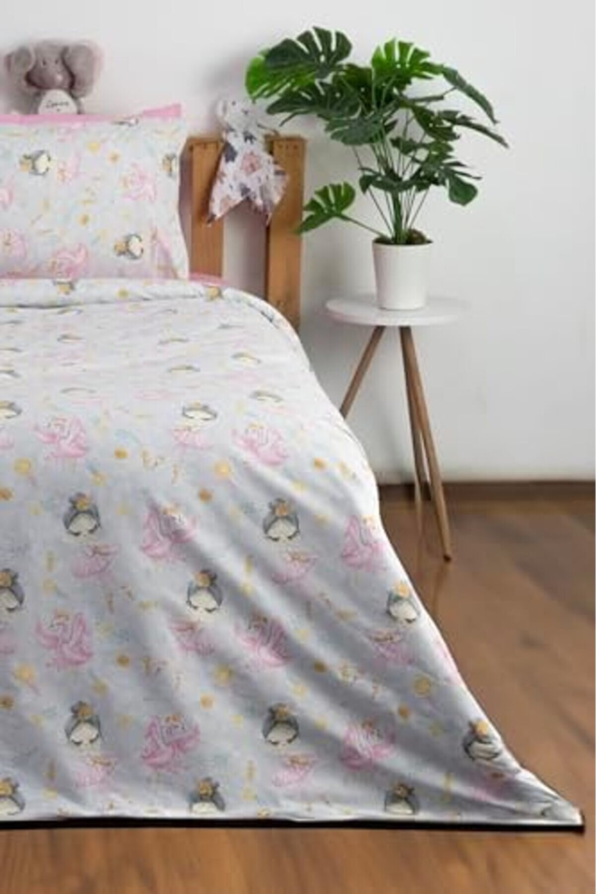 Baleri̇n%100 Pamuk Tek Ki̇şi̇li̇k Nevresi̇m Takımı - Gri̇ 1014773