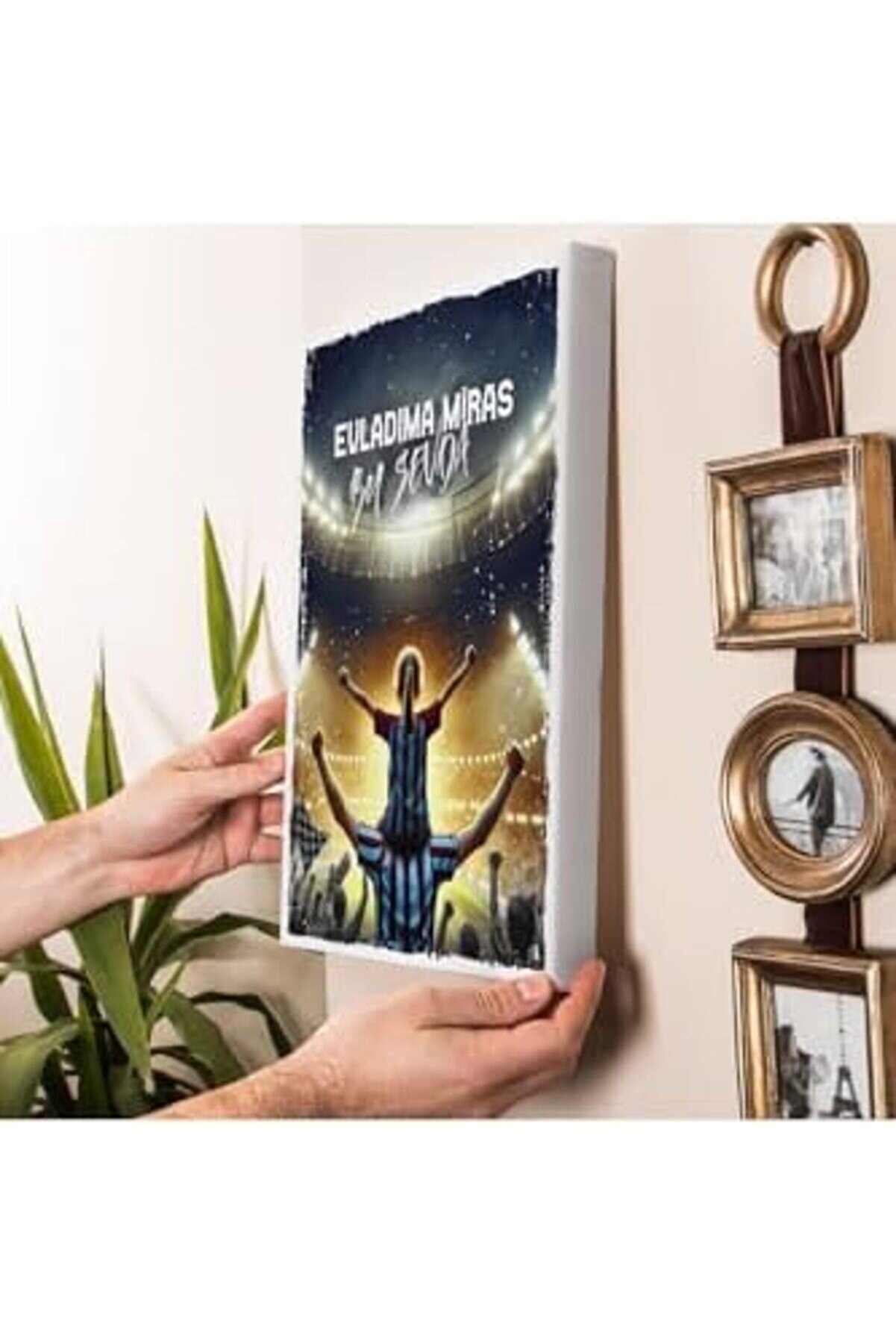Bordo Mavi̇ Taraftarlara Özel Kanvas Tablo 1014773