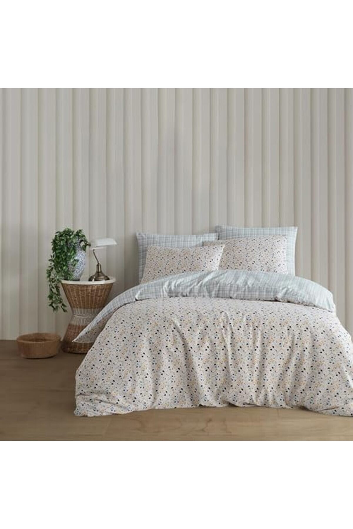 | Mi̇x & Match | Mosai̇c |%100 Pamuklu &Ccedil;i̇ft Ki̇şi̇li̇k Nevresi̇m Seti̇ Petrol Yeşi̇li̇ 1014773