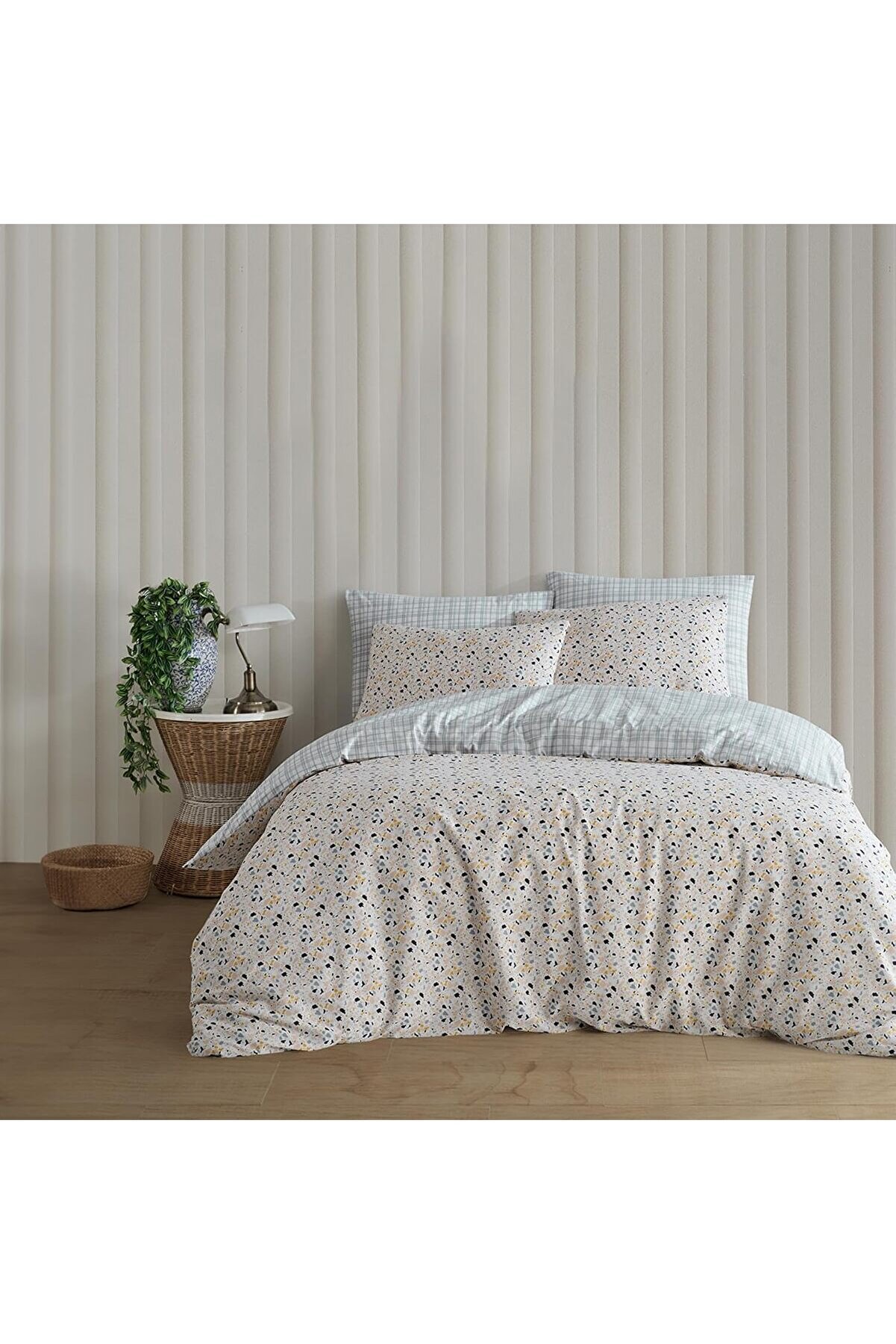 | Mi̇x & Match | Mosai̇c |%100 Pamuklu &Ccedil;i̇ft Ki̇şi̇li̇k Nevresi̇m Seti̇ Petrol Yeşi̇li̇ 1014773