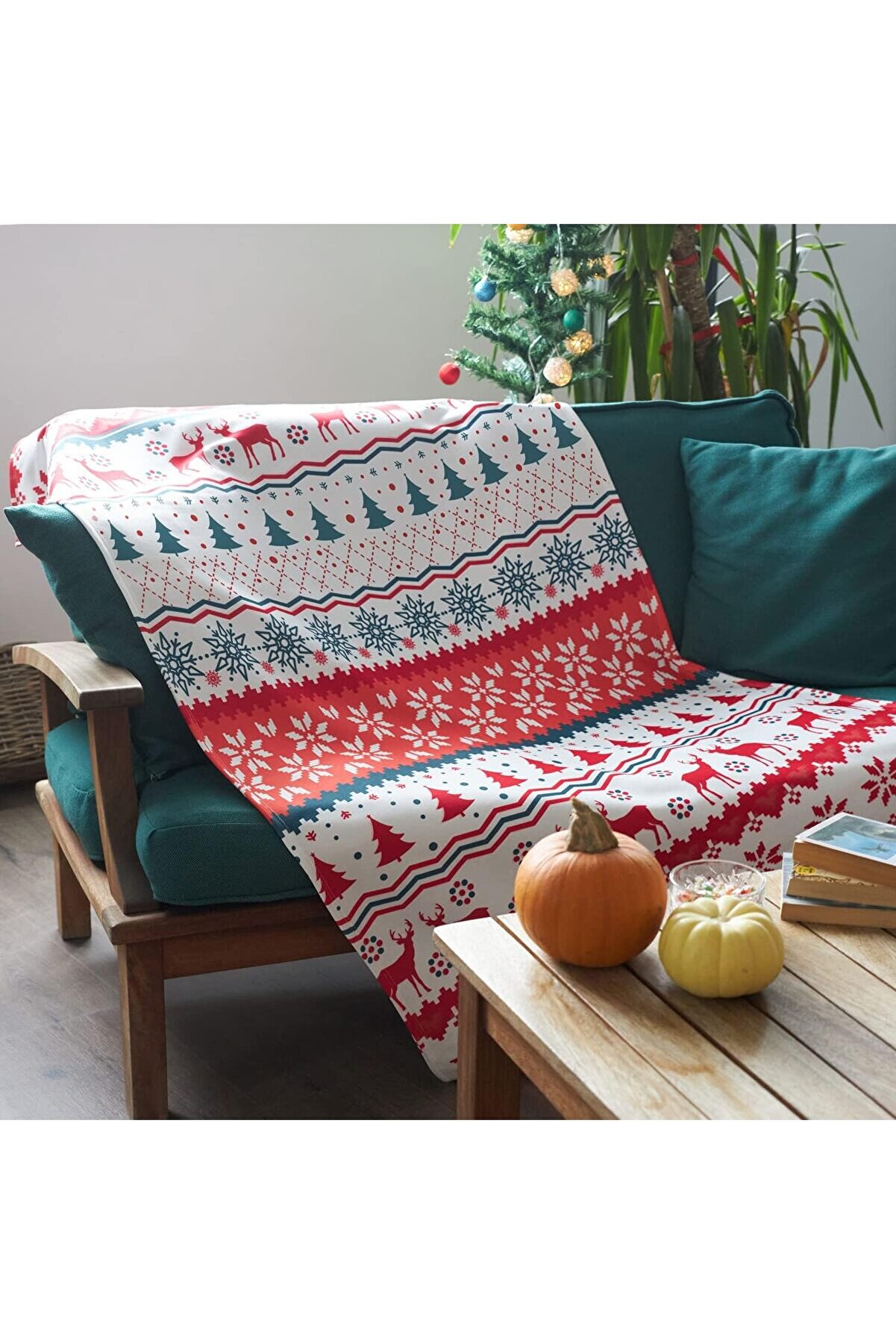 STOREMAX Yıl Motif Tasarımlı Tv Battaniyesi - Tek Kişilik Battaniye 1014773