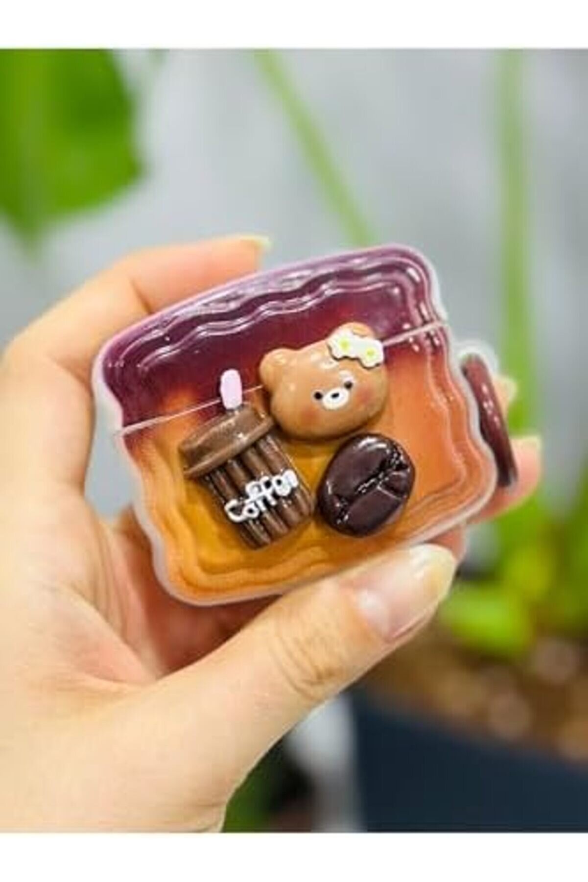 İle Uyumlu Oyuncak Tasarımlı Kalın Si̇li̇kon Kılıf - Çeki̇rdekkahve 1014773