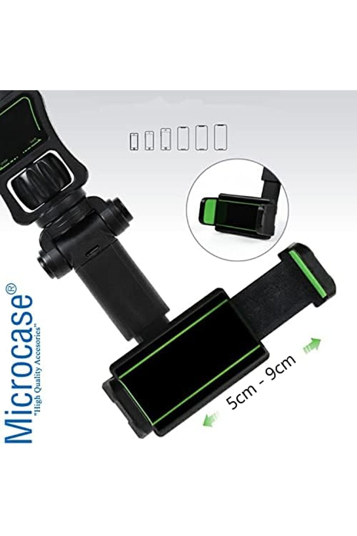 Araç İçi̇ Di̇ki̇z Aynası Koltuk Arkası Mutfak Telefon Tutucu - Al2