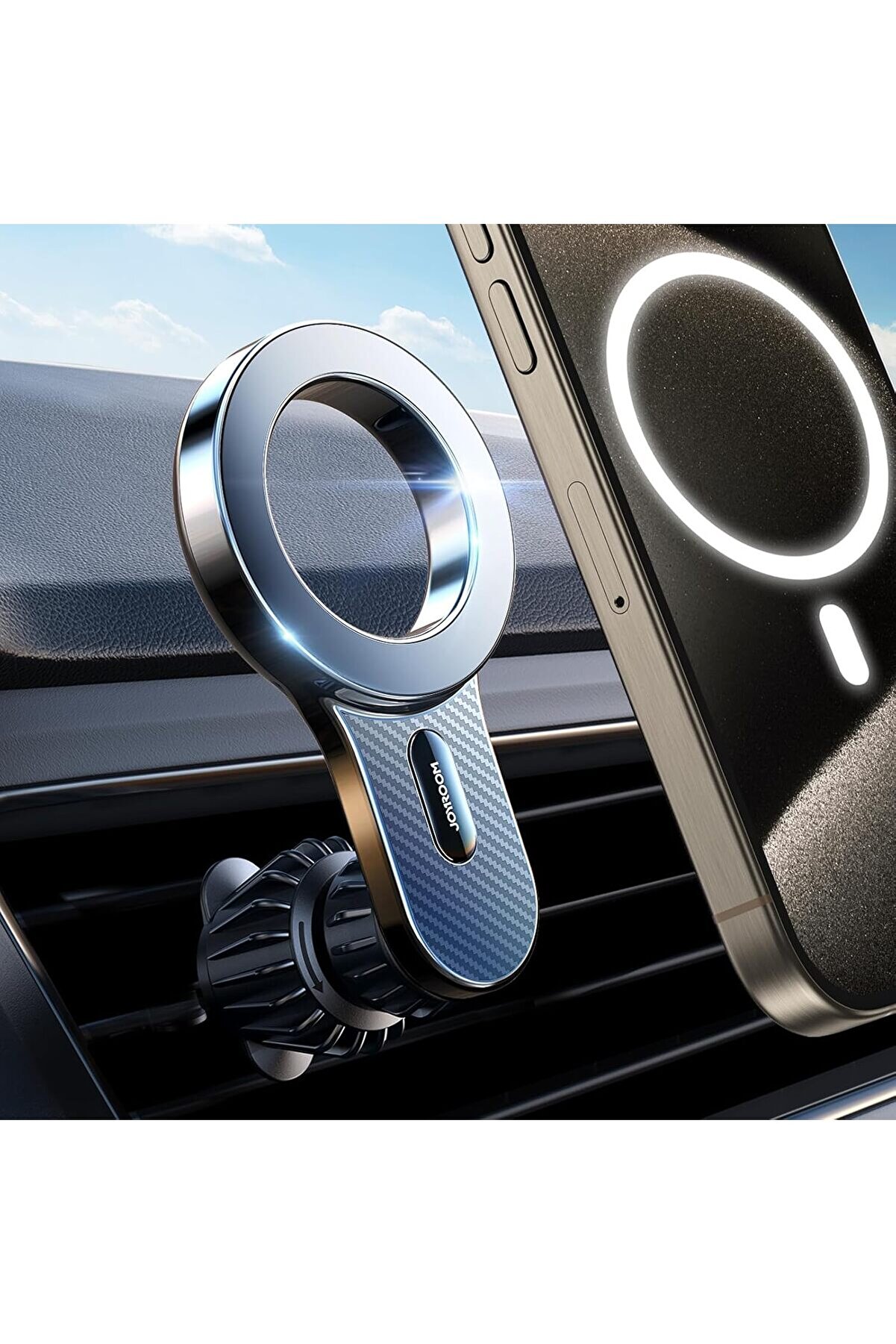 STOREMAX Room 2023 Telefon Tutucu Araba, Manyetik Telefon Araba Montajı, [Askeri 20xn55 Mıknatıs] İPhone için