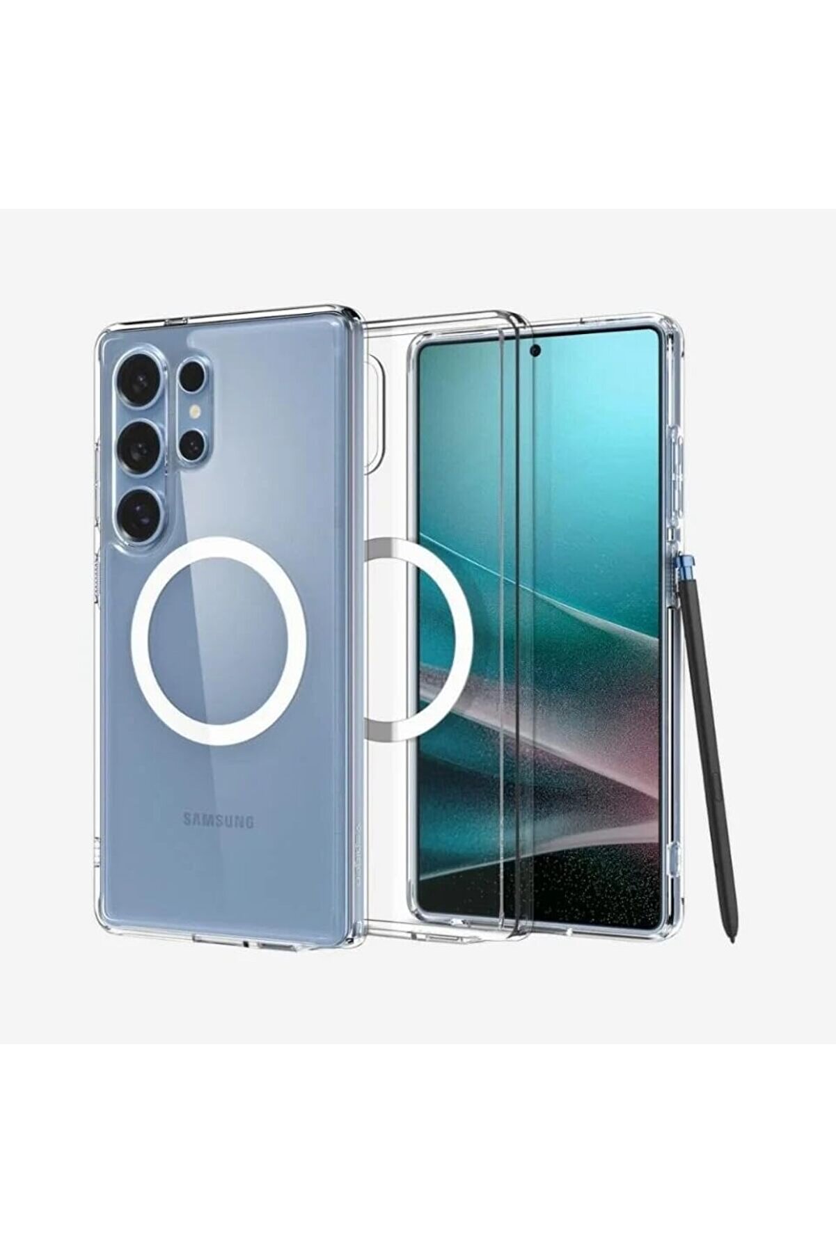 STOREMAX S25 Ultra ince Kılıf Crystal Sararma Karşıtı DuraClear™ Hava Kanalı Teknolojisi™ Askeri Sınıf Koruma