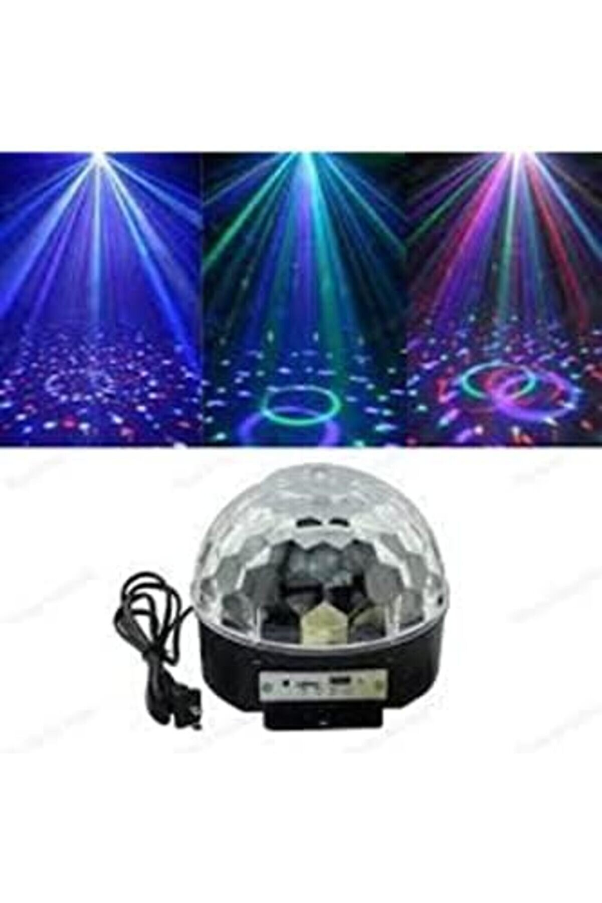 Led Işıklı Özelli̇kli̇ Di̇sko Topu Sd Kart Ve Usb Bellek Gi̇ri̇şli̇ Hoparlör 1014773