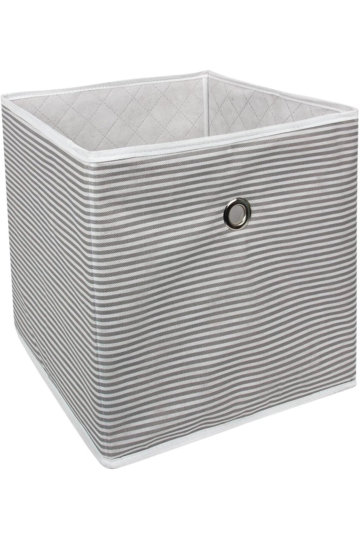 STOREMAX Kapısı Çok Amaçlı Raf Düzenleyici Organizer Kutu Sepet (Gri Çizgili) 1175713