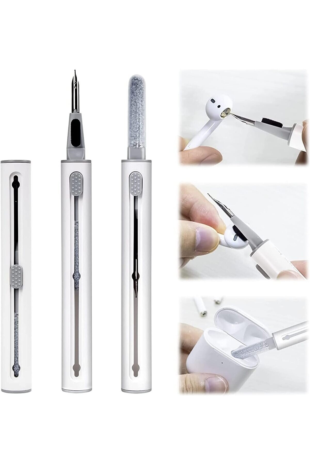 STOREMAX Kulaklık Temizleme, Çok Işlevli Pro Uyumlu Temizleyici Kit, Kablosuz Kulaklıklar Için Yumuşak Fırçal