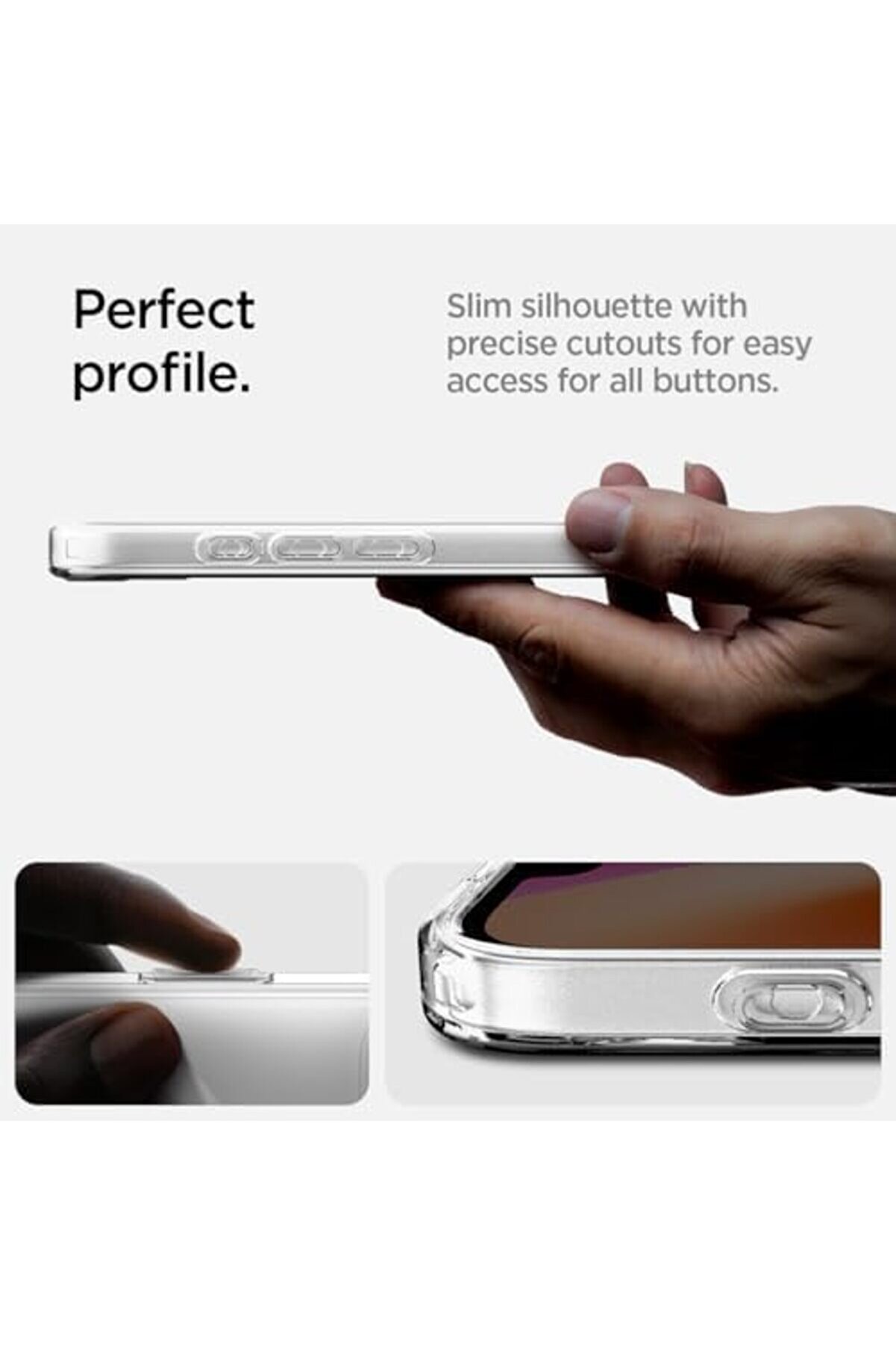 16E İnce Kılıf Ultra Sararma Karşıtı Duraclear™ Hava Kanalı Teknoloji̇si̇™ Askeri̇ Sınıf Koruma Magfi̇t