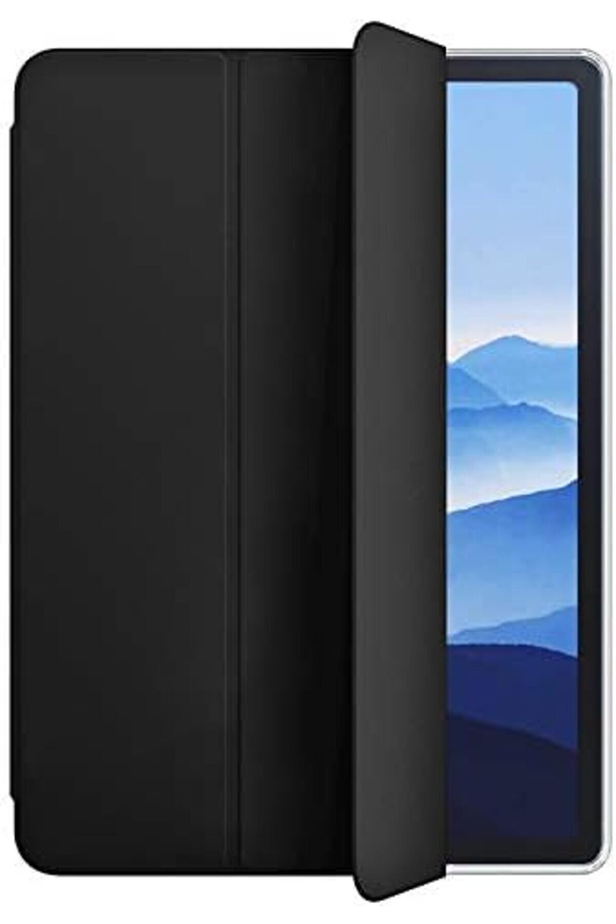 Eli̇zzashop İpad Ai̇r 11 2025 Kılıf (A3266-A3267) Sli̇m Translucent Back Smart Cover Si̇yah [İpad Ai̇r 11