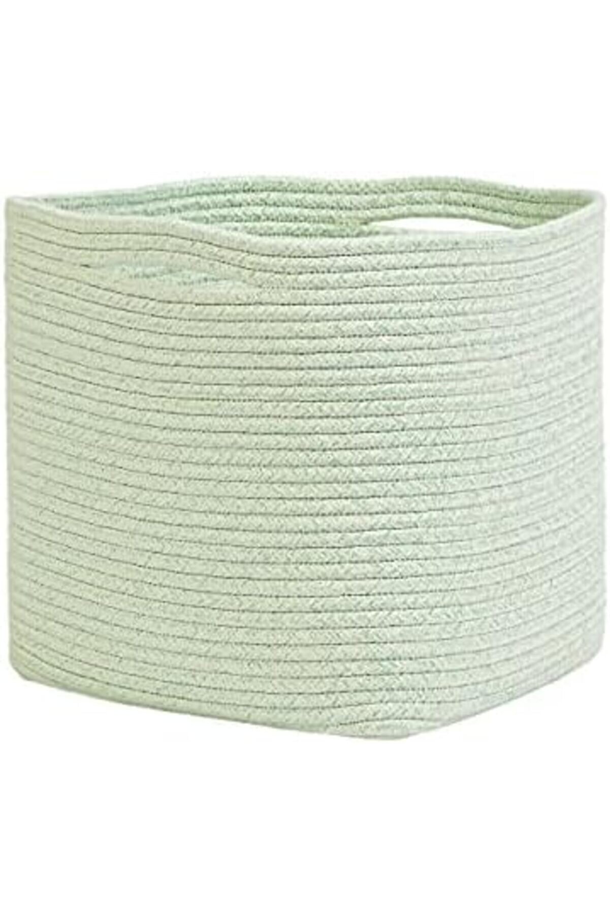Texti̇le Mi̇nt Kırçıllı Pamuklu Sepet 30 X 30 X 30 Cm 1014773