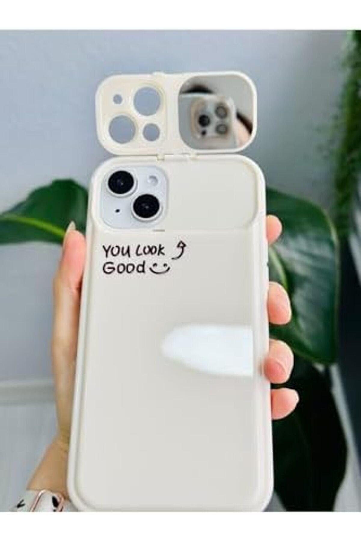 Aksesuar 14 - 15 İle Uyumlu Aynalı Tasarımlı Kenarları Si̇li̇kon Kılıf 1014773