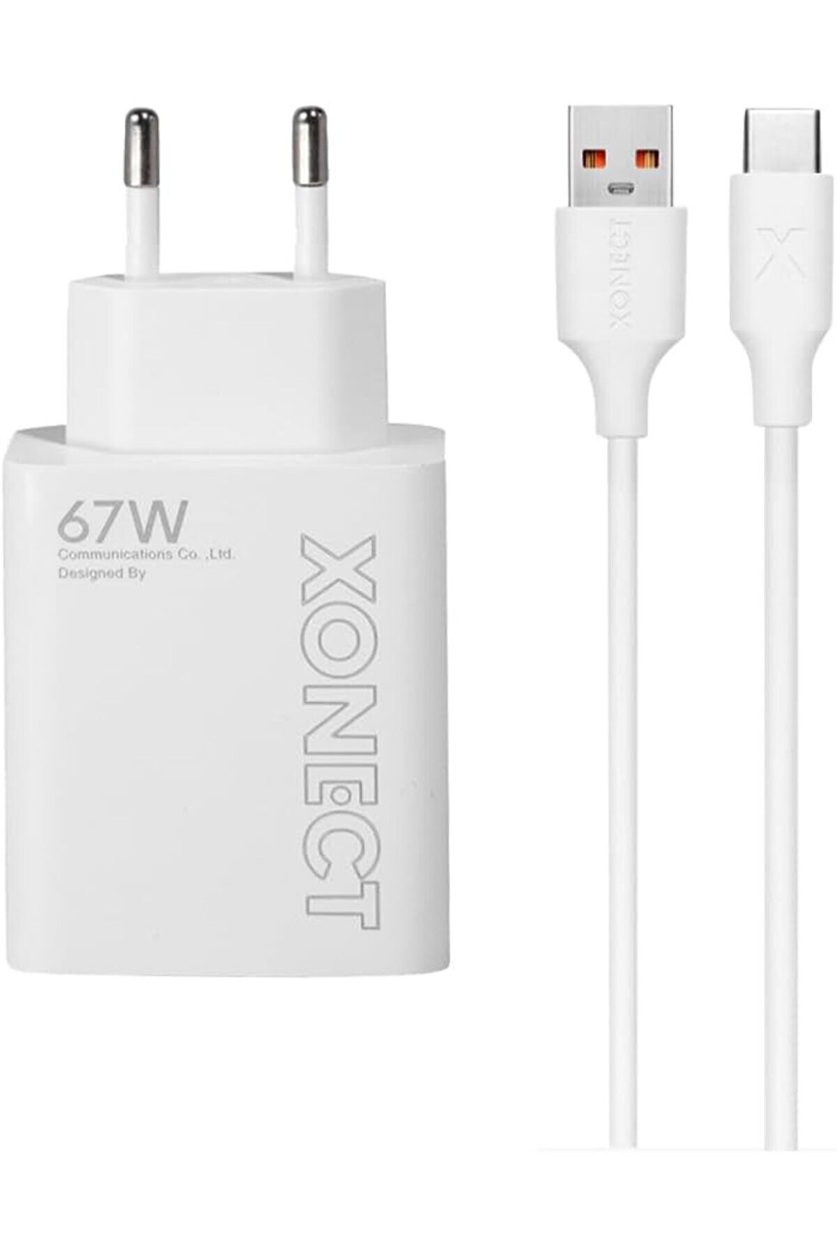 STOREMAX - USB Çıkışlı 67W Hızlı Şarj ve 1M USB to Type-C Kablo Seti 1014773